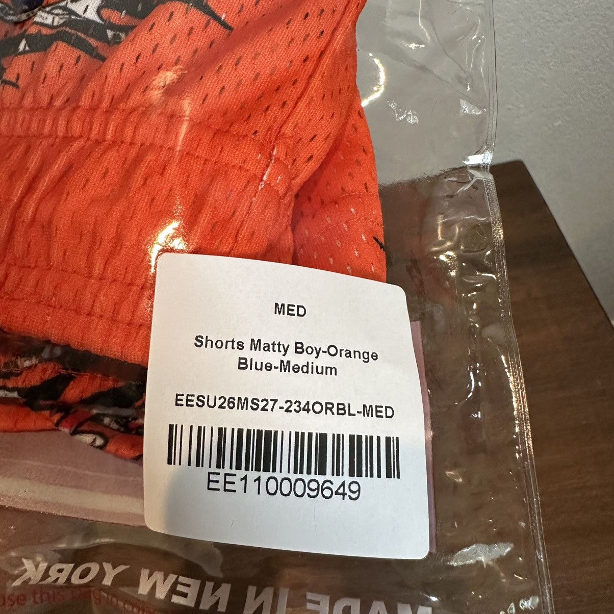 Eric Emanuel Eric Emanuel X Matty Boy short orange blue size M Size US 30 / EU 46 - 9 Thumbnail