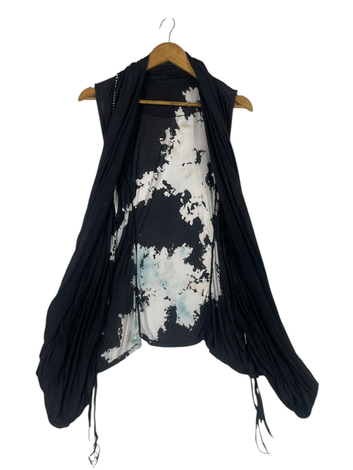 KMRii 💥KMRII Avant-Grade Draped Cardigan Abstract Print Size M / US 6-8 / IT 42-44 - 3 Thumbnail