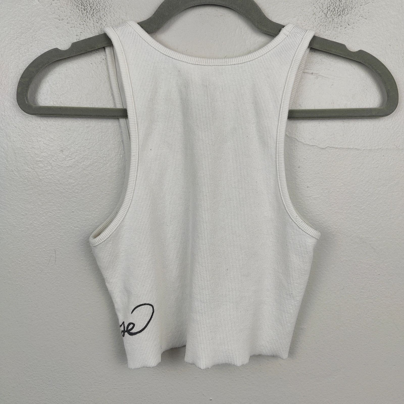 Other iamkoko.la Melrose Tank Top Womens Medium White Cropped Size M / US 6-8 / IT 42-44 - 3 Thumbnail