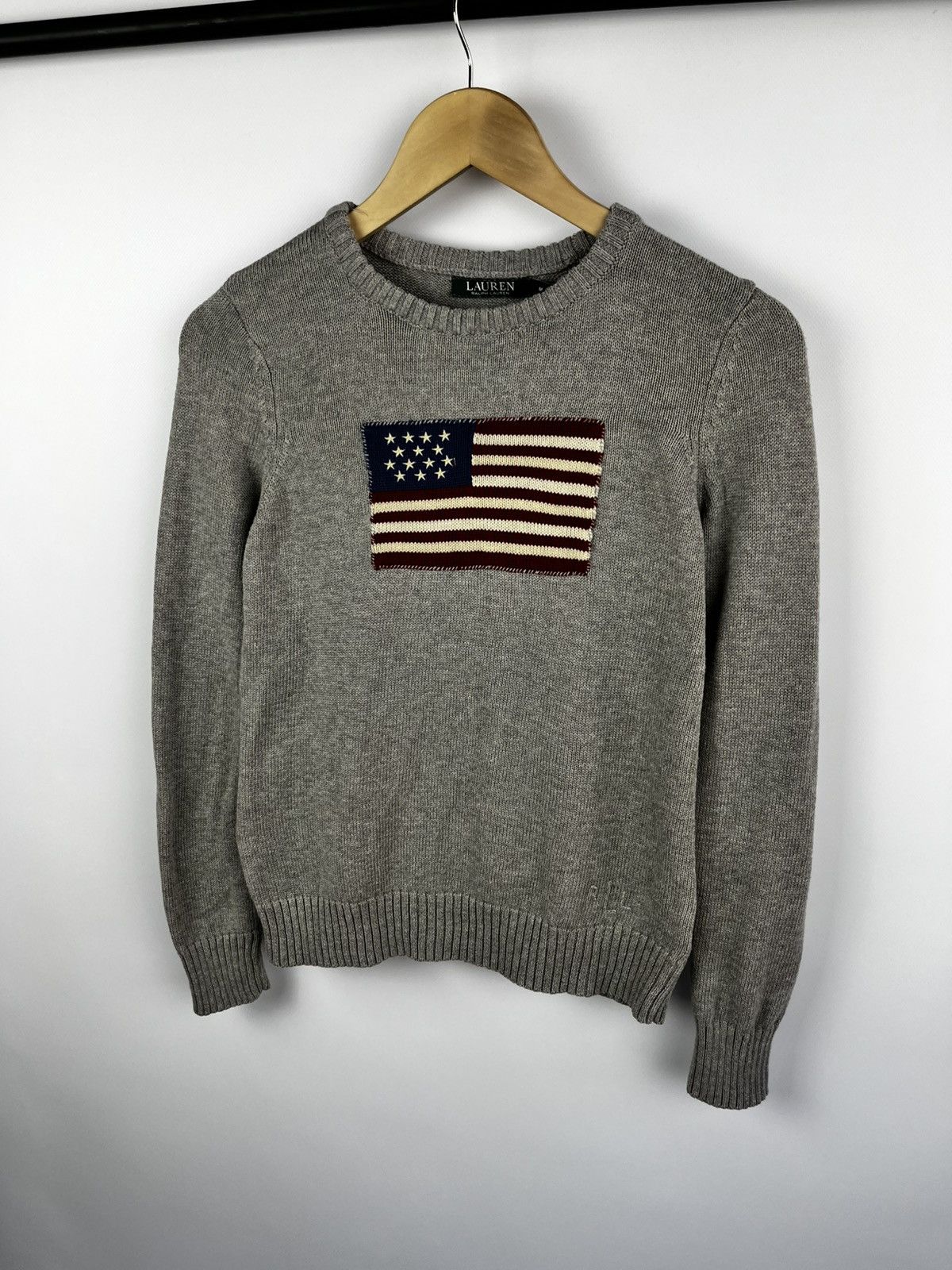 Polo Ralph Lauren Vintage Ralph Lauren sweater big logo USA American Flag knit Size M / US 6-8 / IT 42-44 - 5 Thumbnail