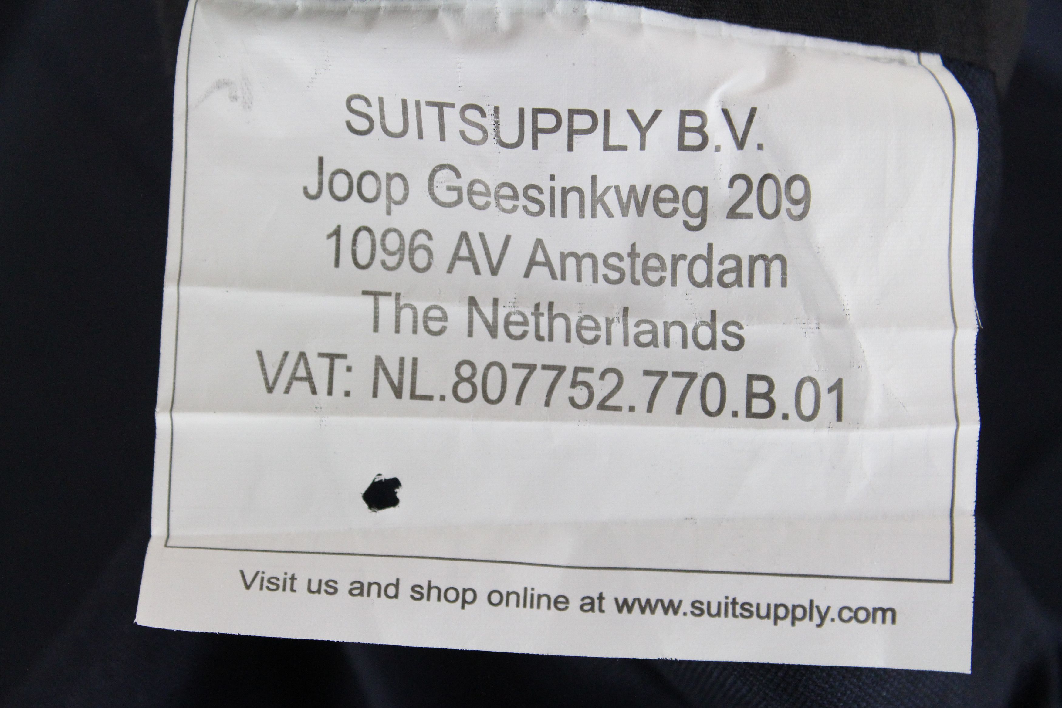 Suitsupply LAZIO UK50S Wool Navy Melange Waistcoat 55120 Size 50S - 6 Thumbnail