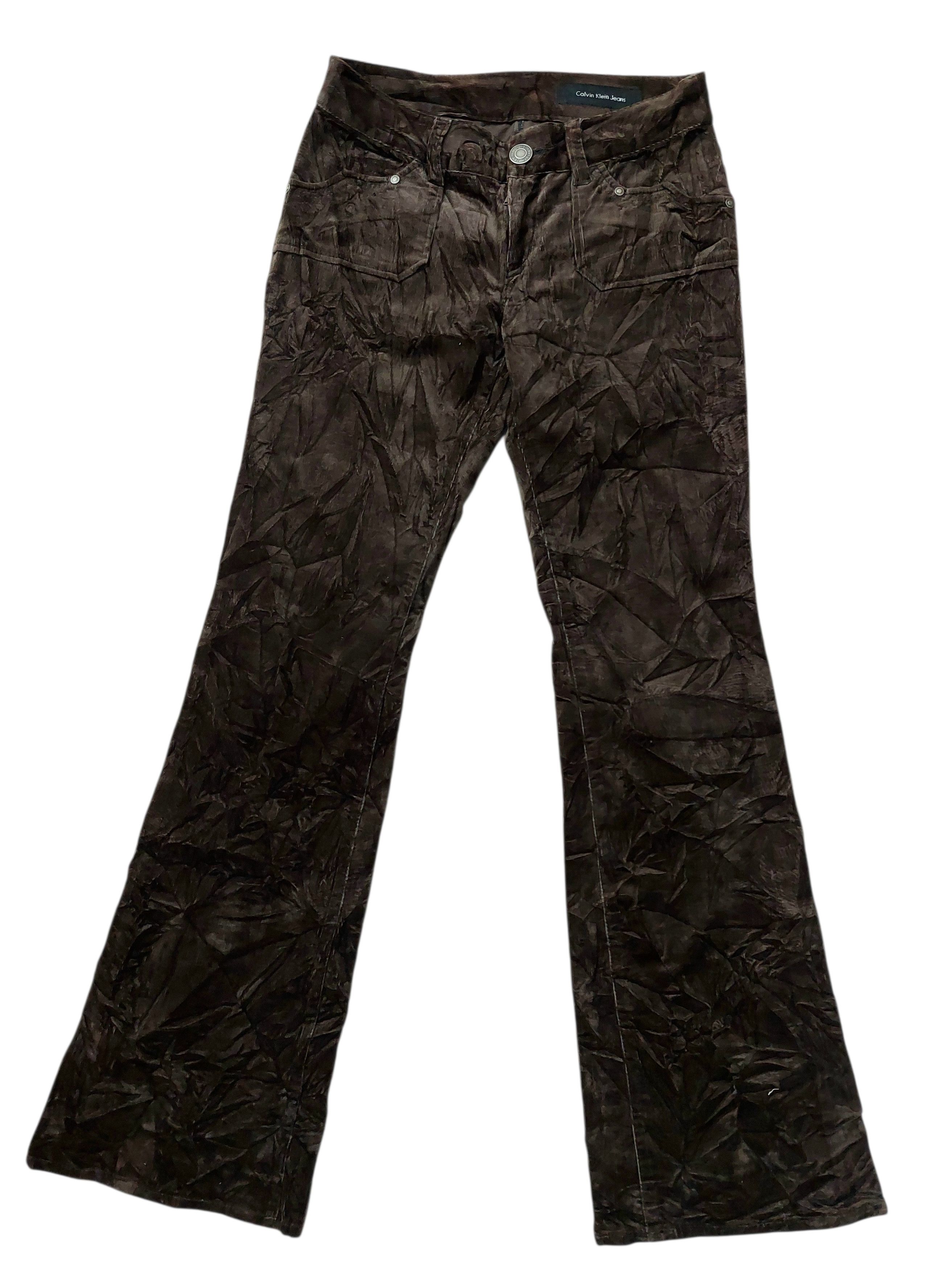 Calvin Klein 🔥 Super Flare Bootcut Calvin Klein 90s Retro Corduroy Size 27" / US 4 / IT 40 - 1 Thumbnail