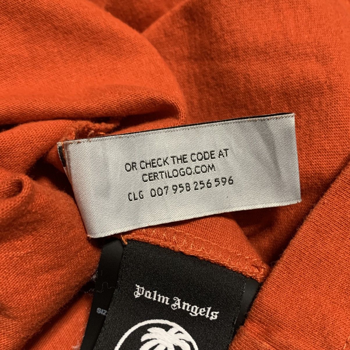Palm Angels Palm Angels Small Classic Bear Orange Tee Size US S / EU 44-46 / 1 - 13 Thumbnail