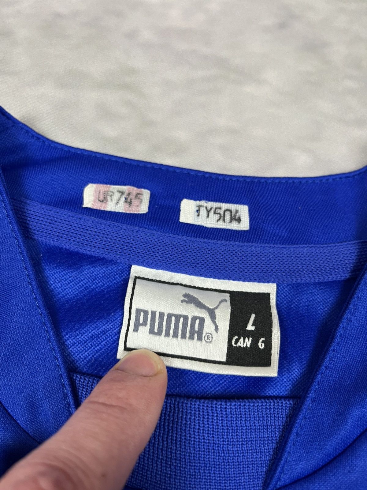 Puma Vintage Everton FC Home Shirt 2002/03 PUMA KEJIAN L Size Size US L / EU 52-54 / 3 - 9 Thumbnail