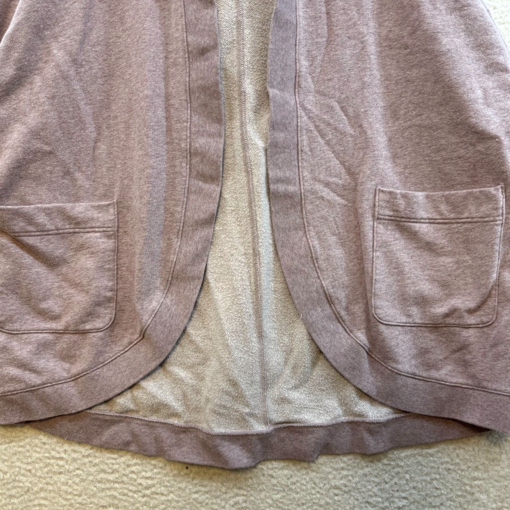 Gap VINTAGE? Gap Cardigan Sweater Large XL Womens Purple Open Front Lounge Casual Cozy Size XL / US 12-14 / IT 48-50 - 4 Thumbnail