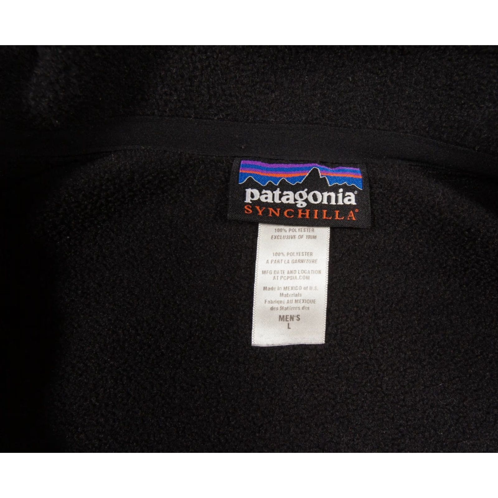 Patagonia Patagonia Jacket Mens Large Black Vest Synchilla Fleece Full Zip Outdoors Hike Size US L / EU 52-54 / 3 - 6 Thumbnail