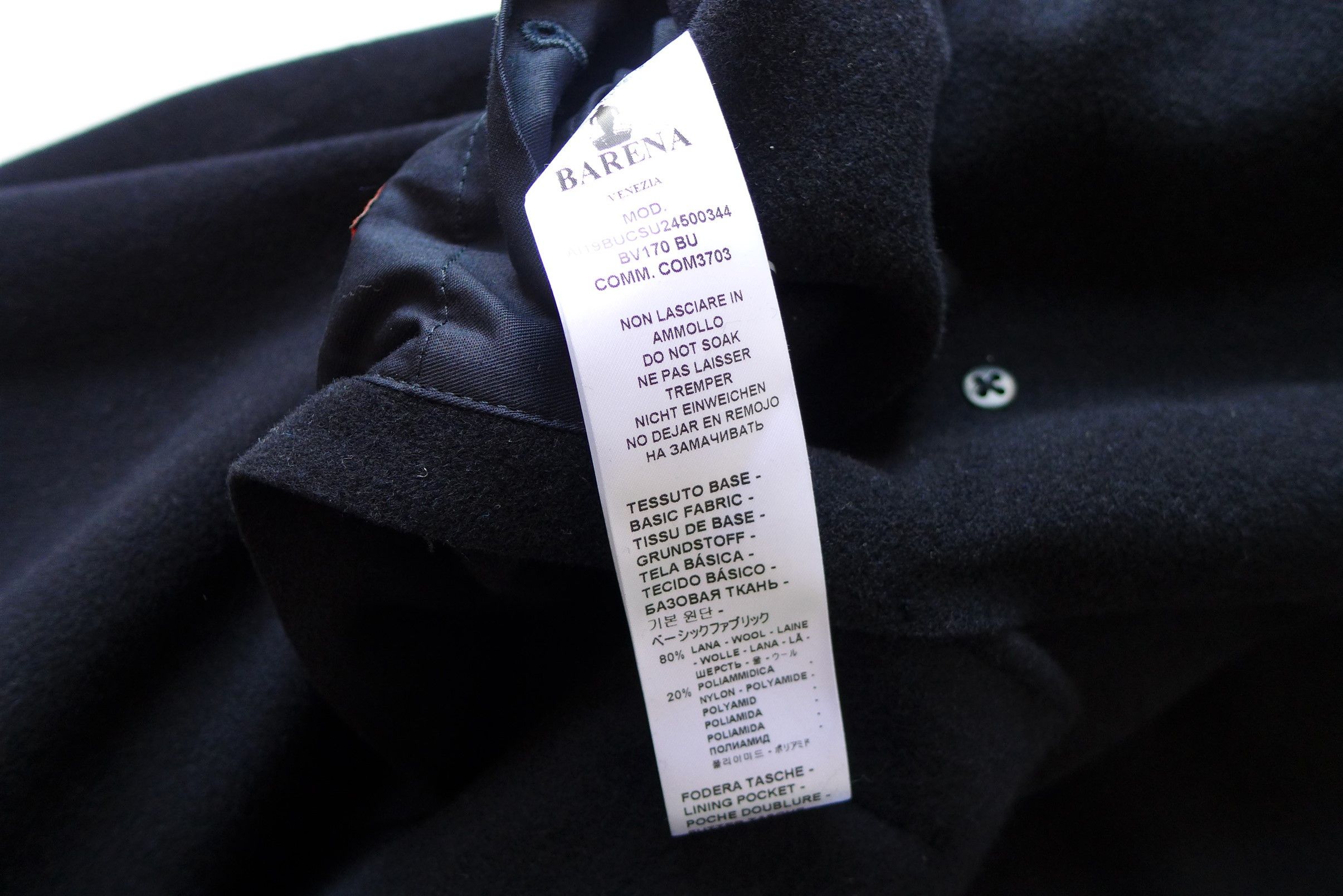 Barena Barena Oversized Arctic Peacoat - Navy Wool Size US XL / EU 56 / 4 - 17 Thumbnail
