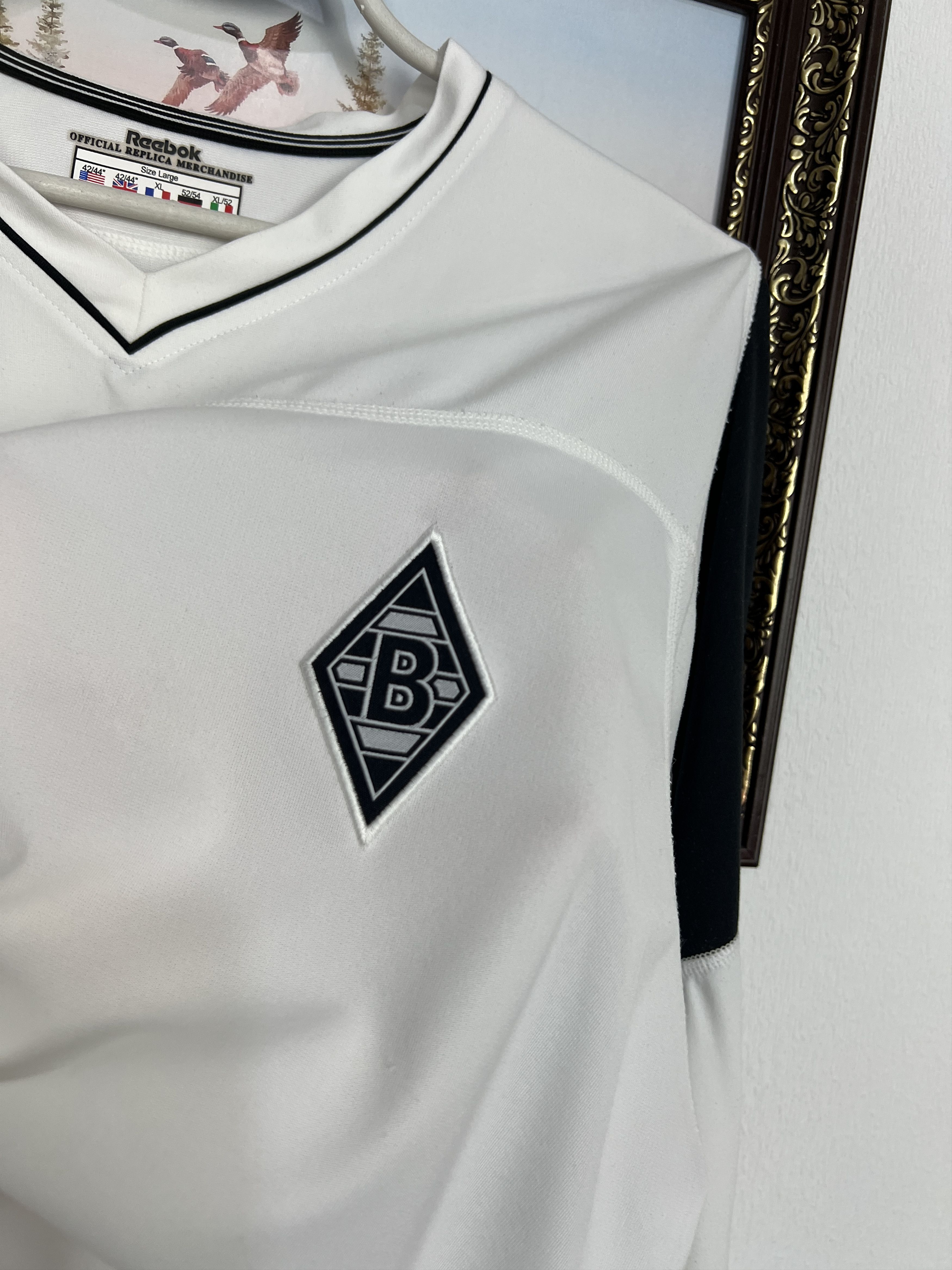 Reebok Borussia Monchengladbach football shirt Long Sleeve Jersey Size US XL / EU 56 / 4 - 6 Thumbnail