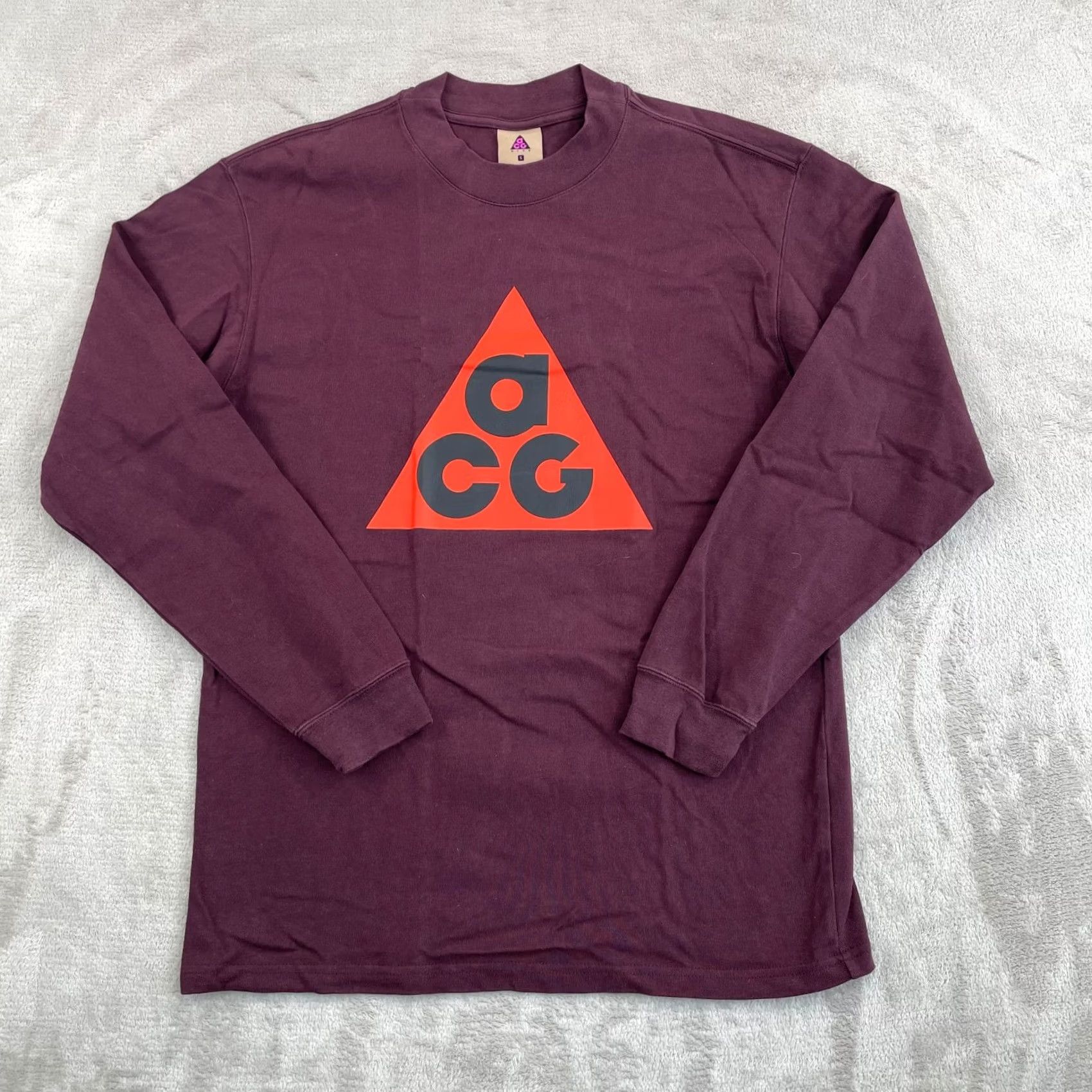 Nike Nike NRG ACG Logo Shirt Deep Burgundy Men S Long Sleeve Heavy NWOT Size US S / EU 44-46 / 1 - 4 Thumbnail