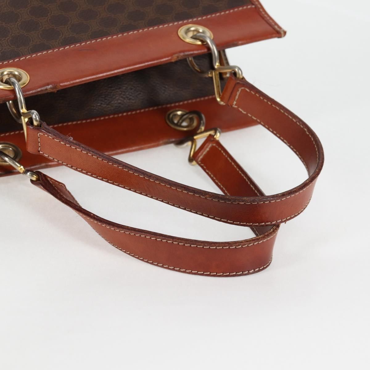 Celine CELINE Macadam Canvas Shoulder Bag Pvc Brown Size ONE SIZE - 7 Thumbnail