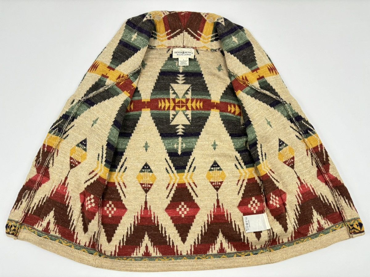 Denim & Supply Ralph Lauren × Polo Ralph Lauren × Ralph Lauren RARE Aztec Navajo Southwestern Shawl Tribal Cardigan Sweater Jacket Jumper Size S / US 4 / IT 40 - 11 Thumbnail