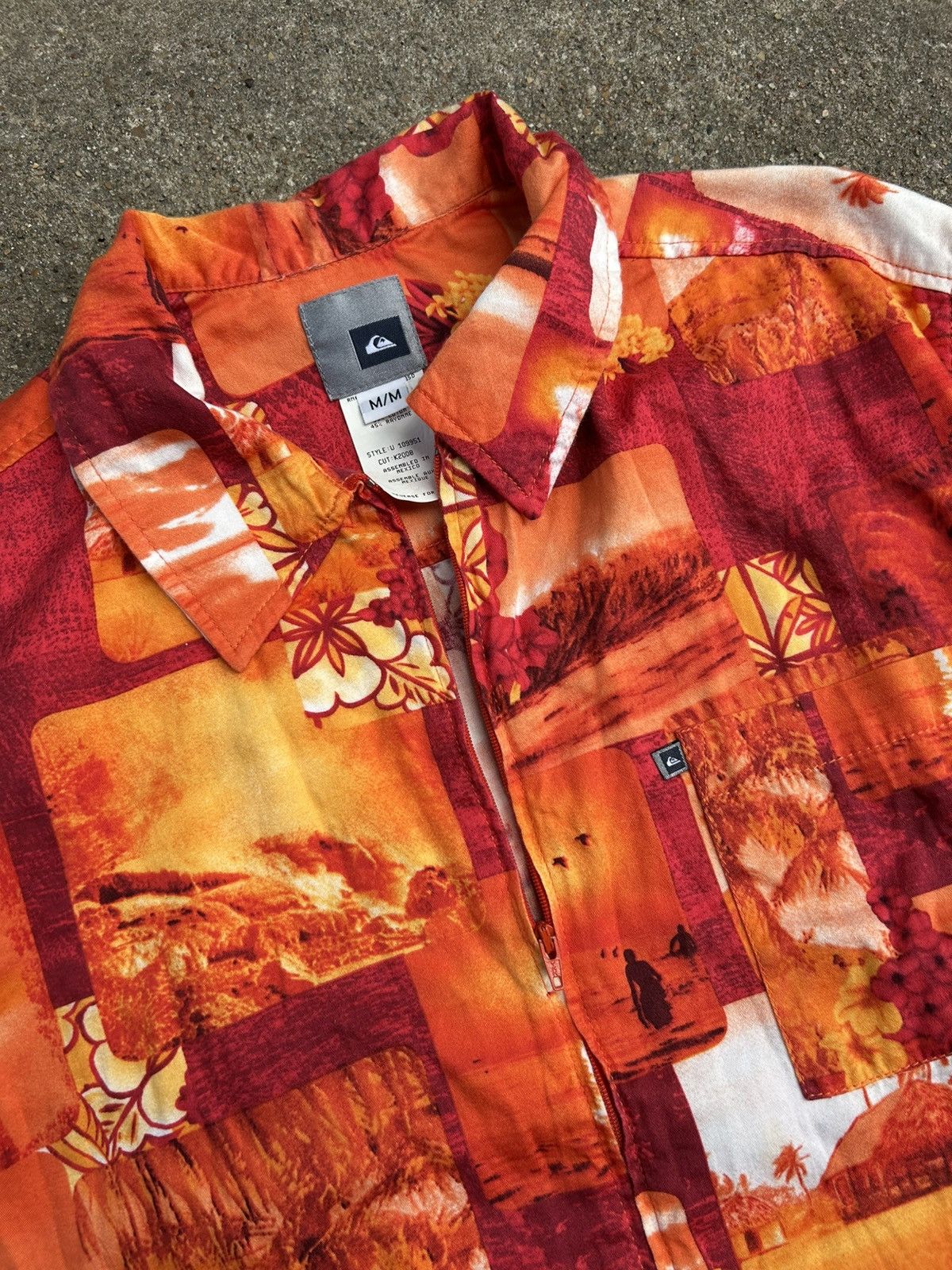 Quiksilver 90’s Quicksilver Surf Zip Shirt M Size US M / EU 48-50 / 2 - 4 Thumbnail