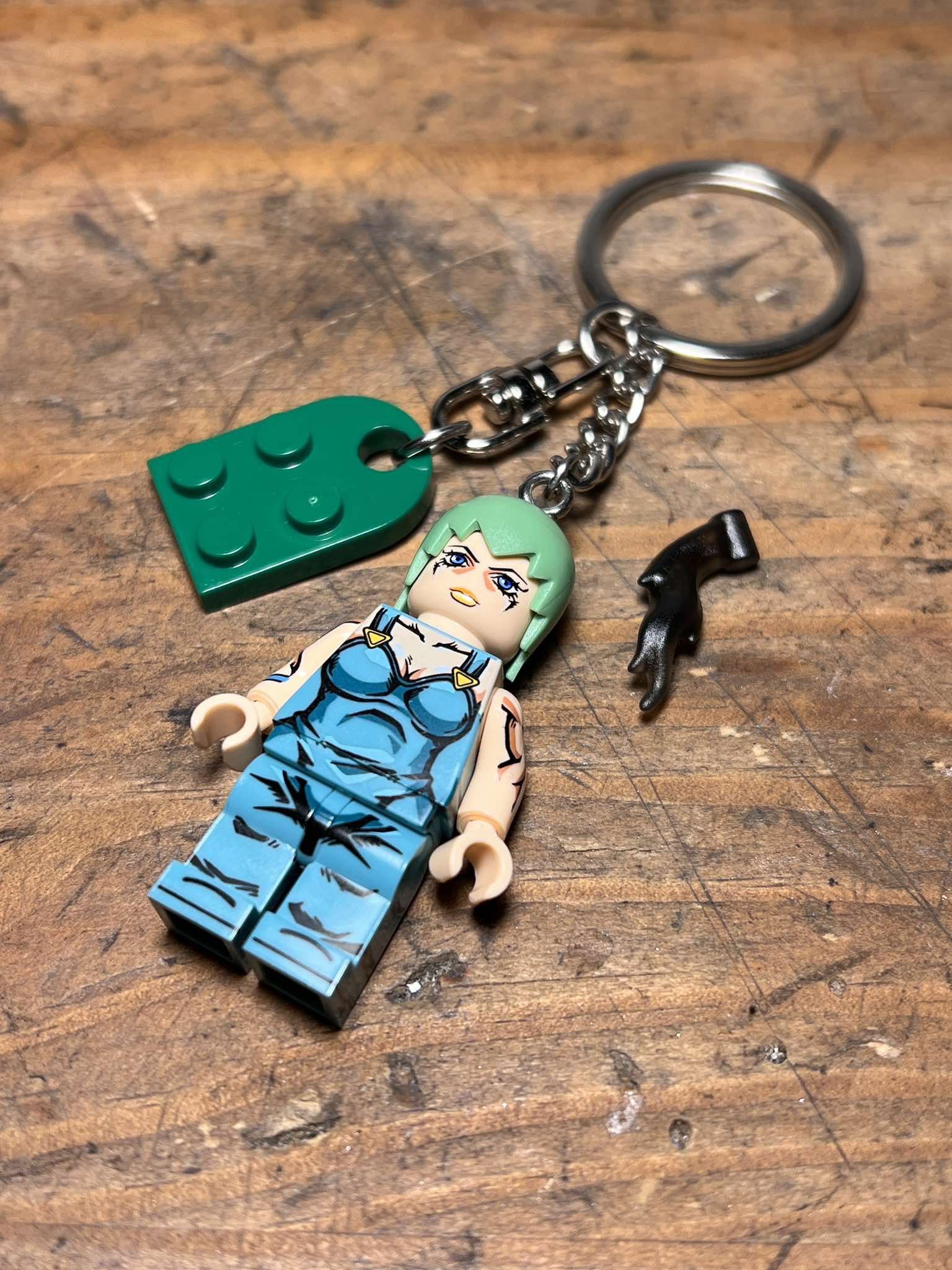 Anime Jojo Pucci Emporio anime mini figurine keychain keyring Size ONE SIZE - 7 Thumbnail