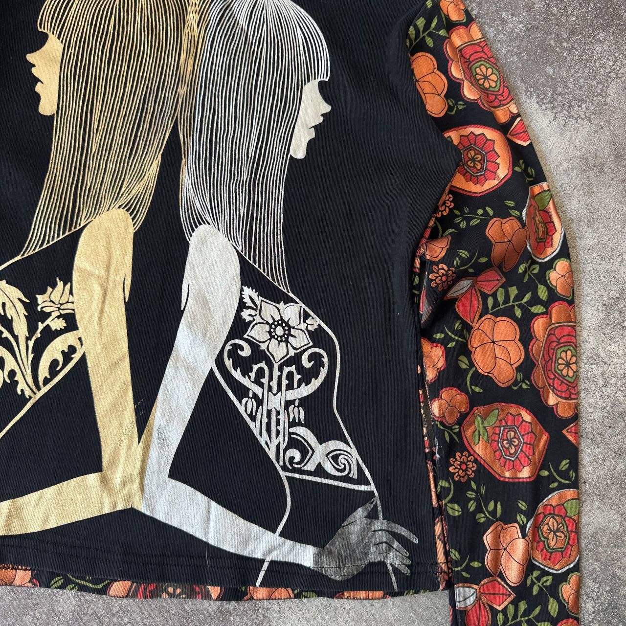 Custo Barcelona Custo Barcelona Archive Lady Printed Vintage Long Sleeve Top Size M / US 6-8 / IT 42-44 - 8 Thumbnail
