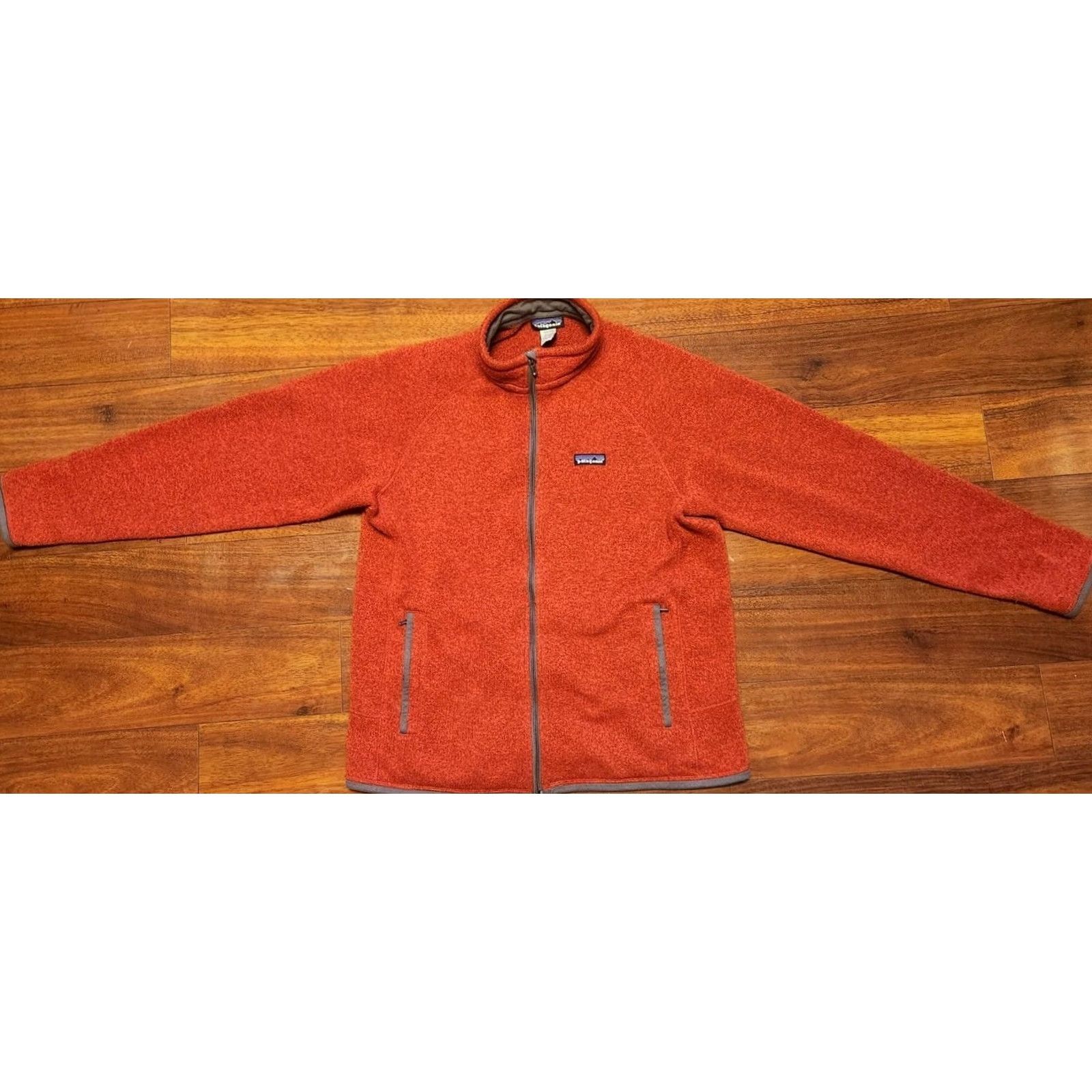 Patagonia VINTAGE Patagonia Fleece Jacket Mens L Red Full Zip Pockets 90s Retro Outdoor Classic Dad Season Winter Fall Zip Vented Size US L / EU 52-54 / 3 - 3 Thumbnail