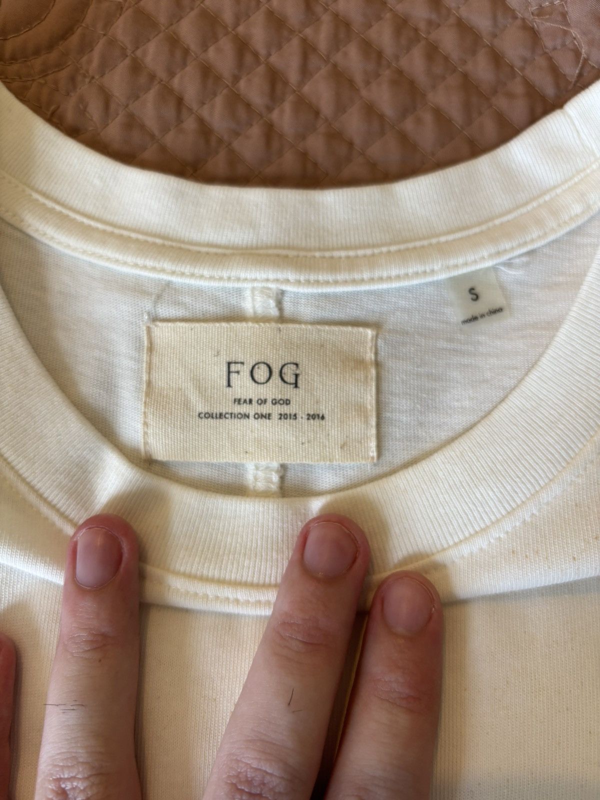 Fear of God F.O.G. x Pacsun white longline tee Size US S / EU 44-46 / 1 - 4 Thumbnail
