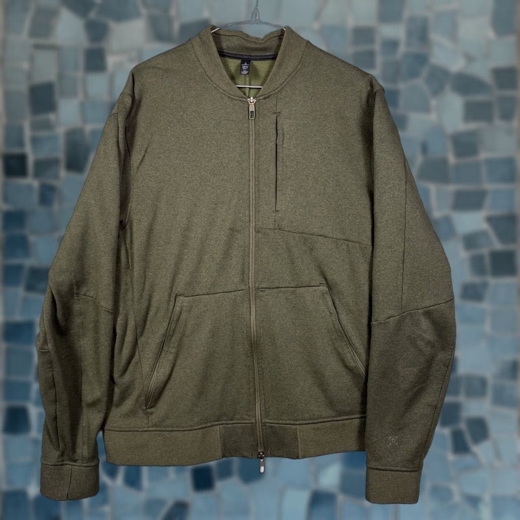 Lululemon Lululemon City Sweat Jacket Mens L Full Zip Olive Green Athletic tech Size US L / EU 52-54 / 3 - 1 Thumbnail