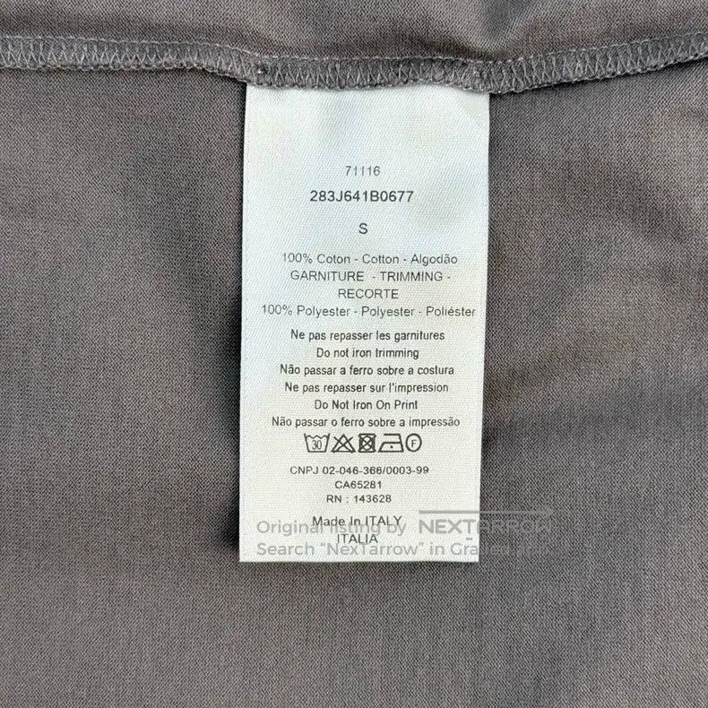 Dior Dior Grey co-branded weird Facebook short sleeves Size US S / EU 44-46 / 1 - 6 Thumbnail