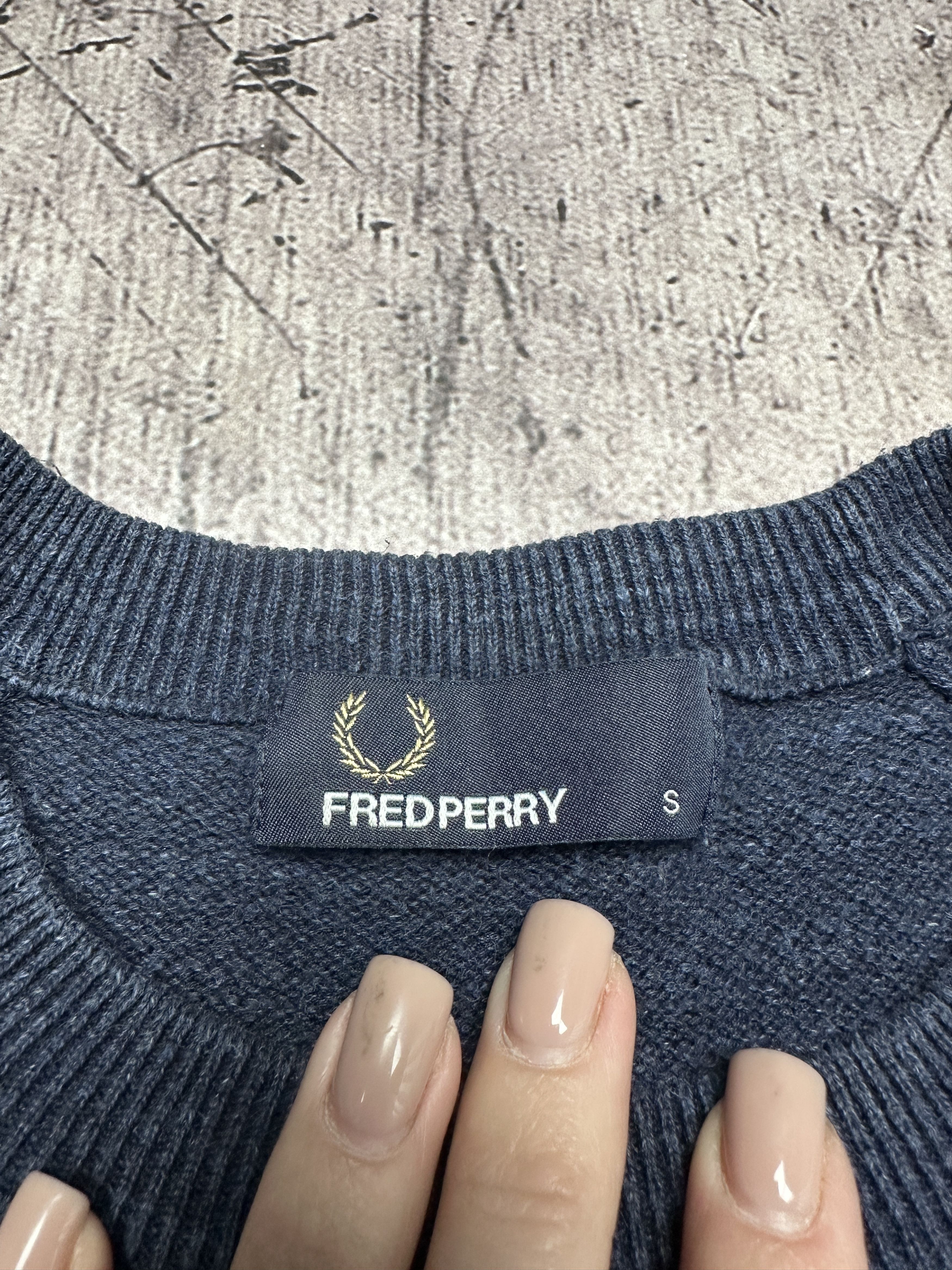 Fred Perry Fred Perry Mens Crew Neck Sweater Size US S / EU 44-46 / 1 - 4 Thumbnail