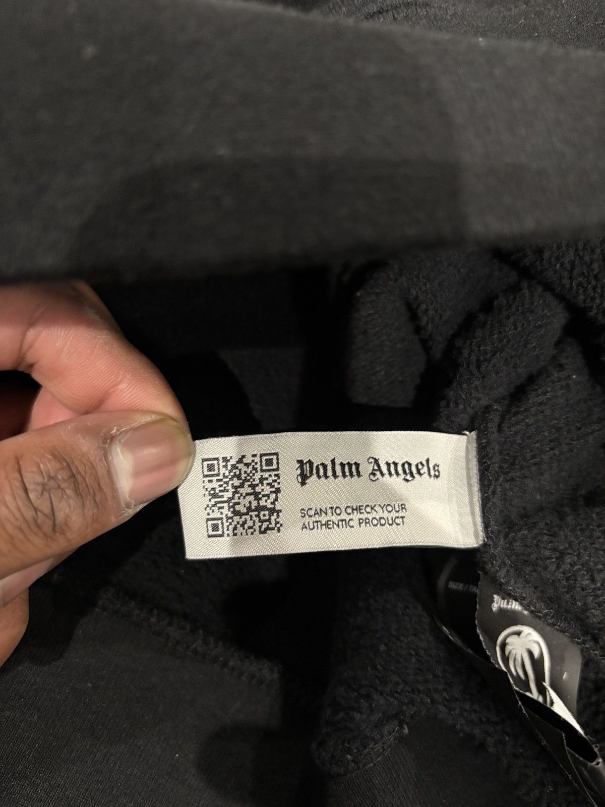 Palm Angels Palm Angels Star Sprayed Hoodie Black / Yellow Size: M Size US M / EU 48-50 / 2 - 7 Thumbnail
