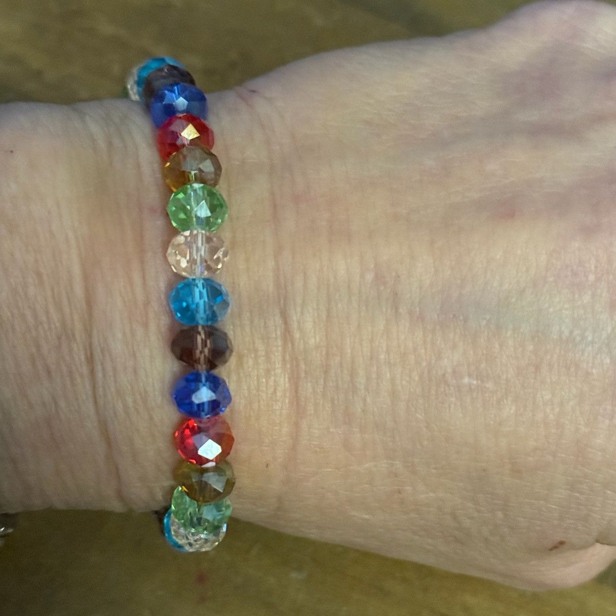Other Multicolor crystal bead stretch bracelet Size ONE SIZE - 3 Thumbnail