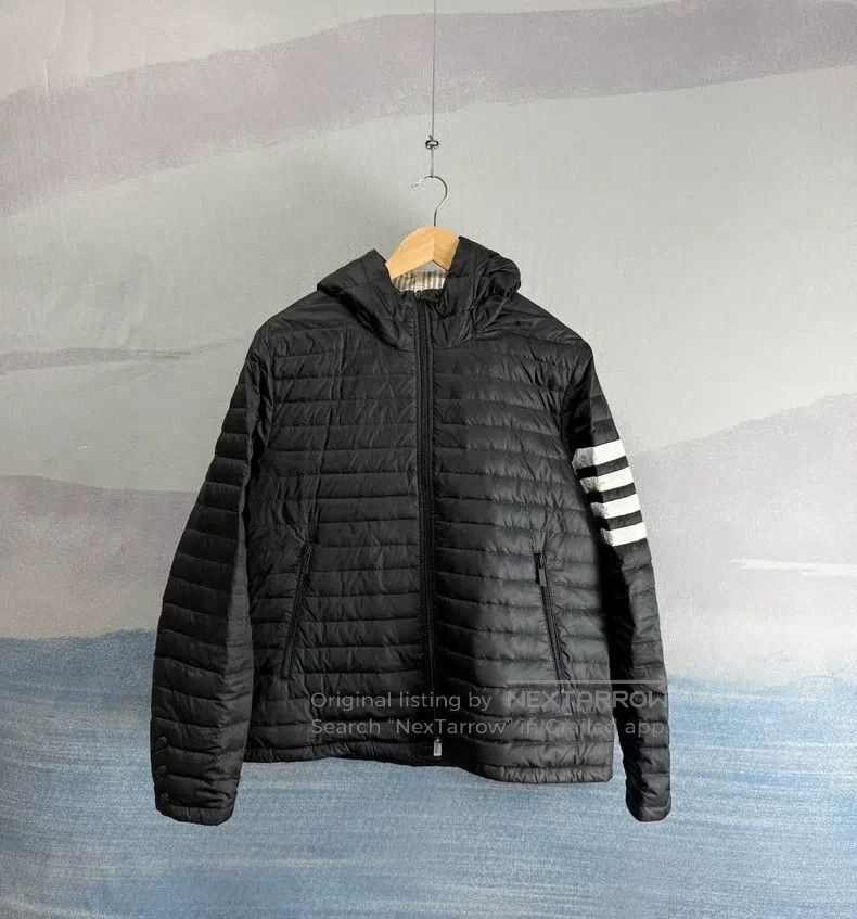 Thom Browne Thom Browne Black Hooded Down Jacket Size US M / EU 48-50 / 2 - 1 Thumbnail