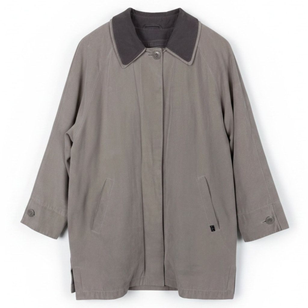 London Fog London Fog Beige Brown Men's Medium Fleece Lined Trench Coat Size US M / EU 48-50 / 2 - 1 Thumbnail