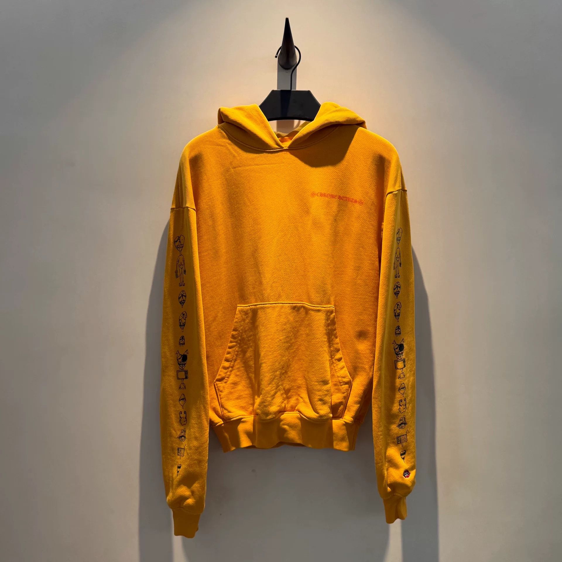 Chrome Hearts CHROME HEARTS YELLOW MATTY BOY HOODIE | Grailed