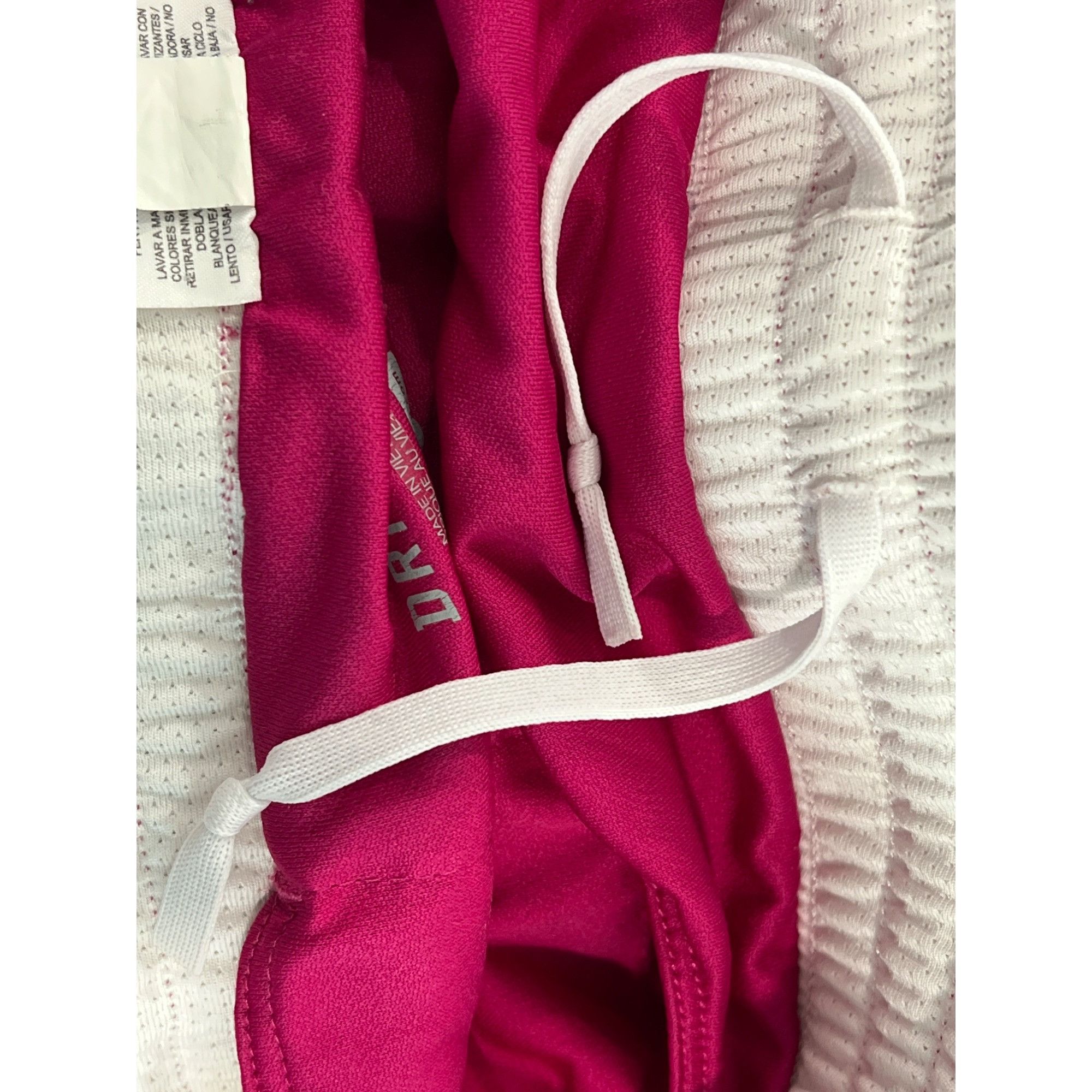 Nike Nike Dri-Fit Womens Running Shorts XS Magenta W/ Neon Accent Size 32" / US 10 / IT 46 - 5 Thumbnail