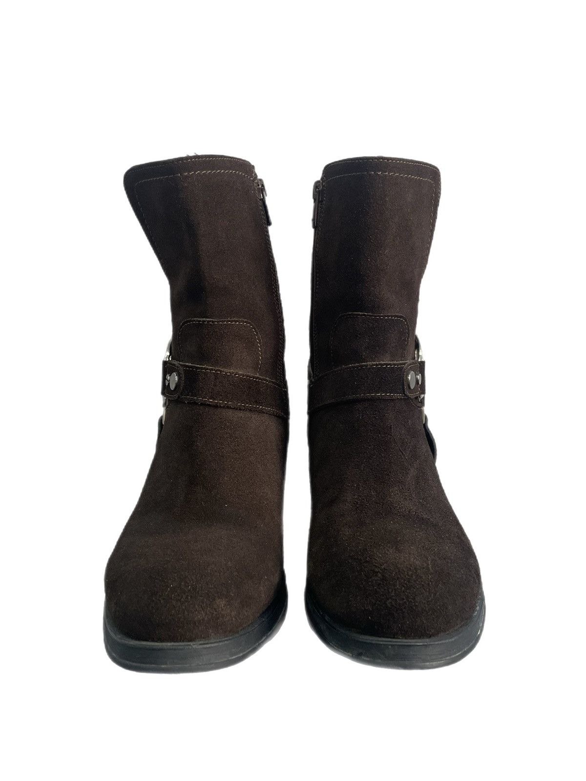 John Galliano Last drop✅✅galliano suede buckle boots western cowboy y2k Size US 8 / EU 41 - 4 Thumbnail