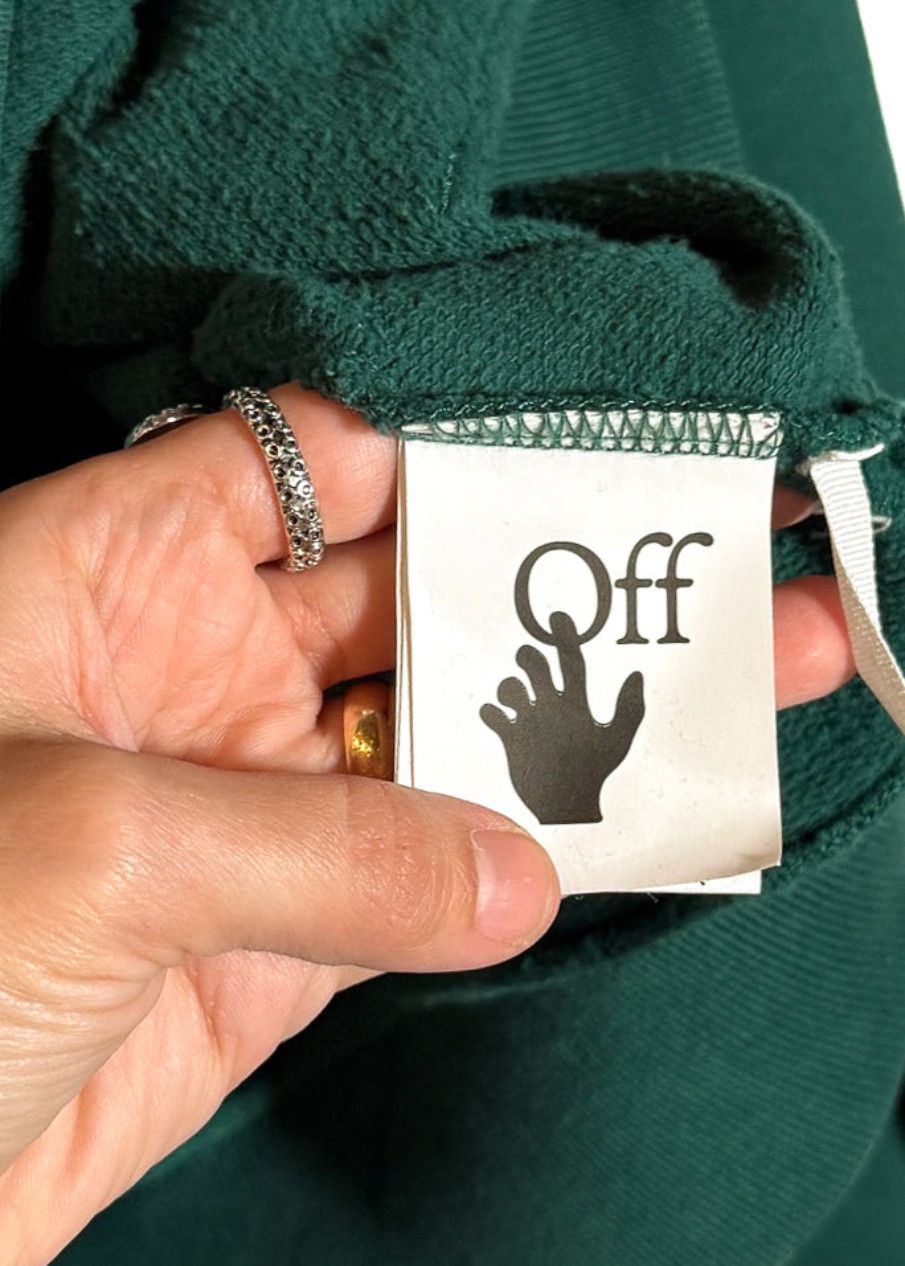 Off-White Off-White Green Caravaggio Print Hoodie Size US M / EU 48-50 / 2 - 8 Thumbnail