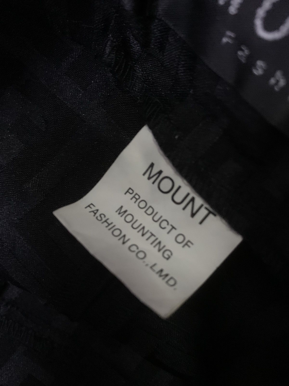 Designer × Japanese Brand Vtg Japanese Brand Mount Fashion Monogram Black Pant Size 27" / US 4 / IT 40 - 6 Thumbnail
