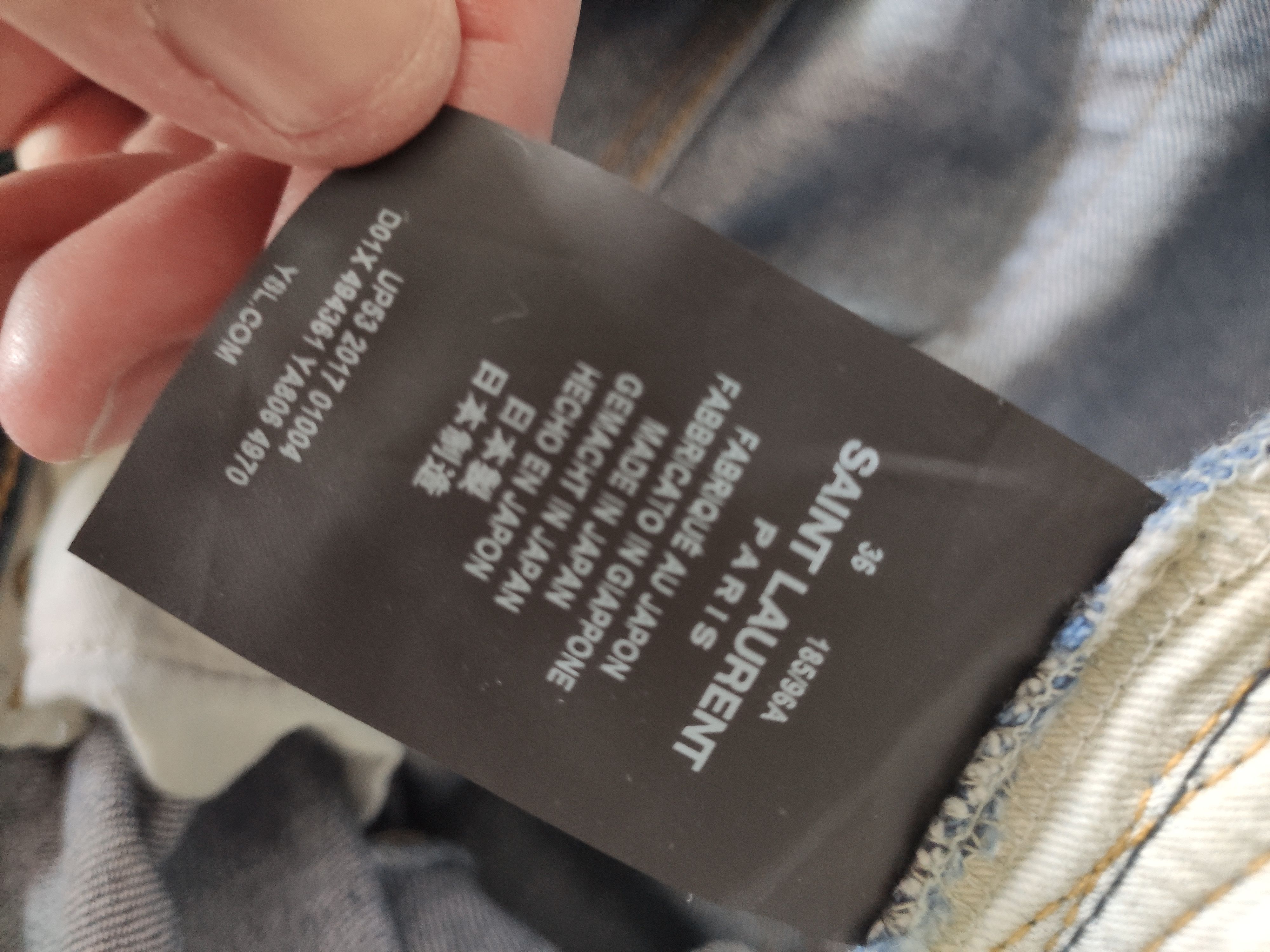 Saint Laurent Paris SAINT LAURENT jeans 36 BNWT Size US 36 / EU 52 - 8 Thumbnail