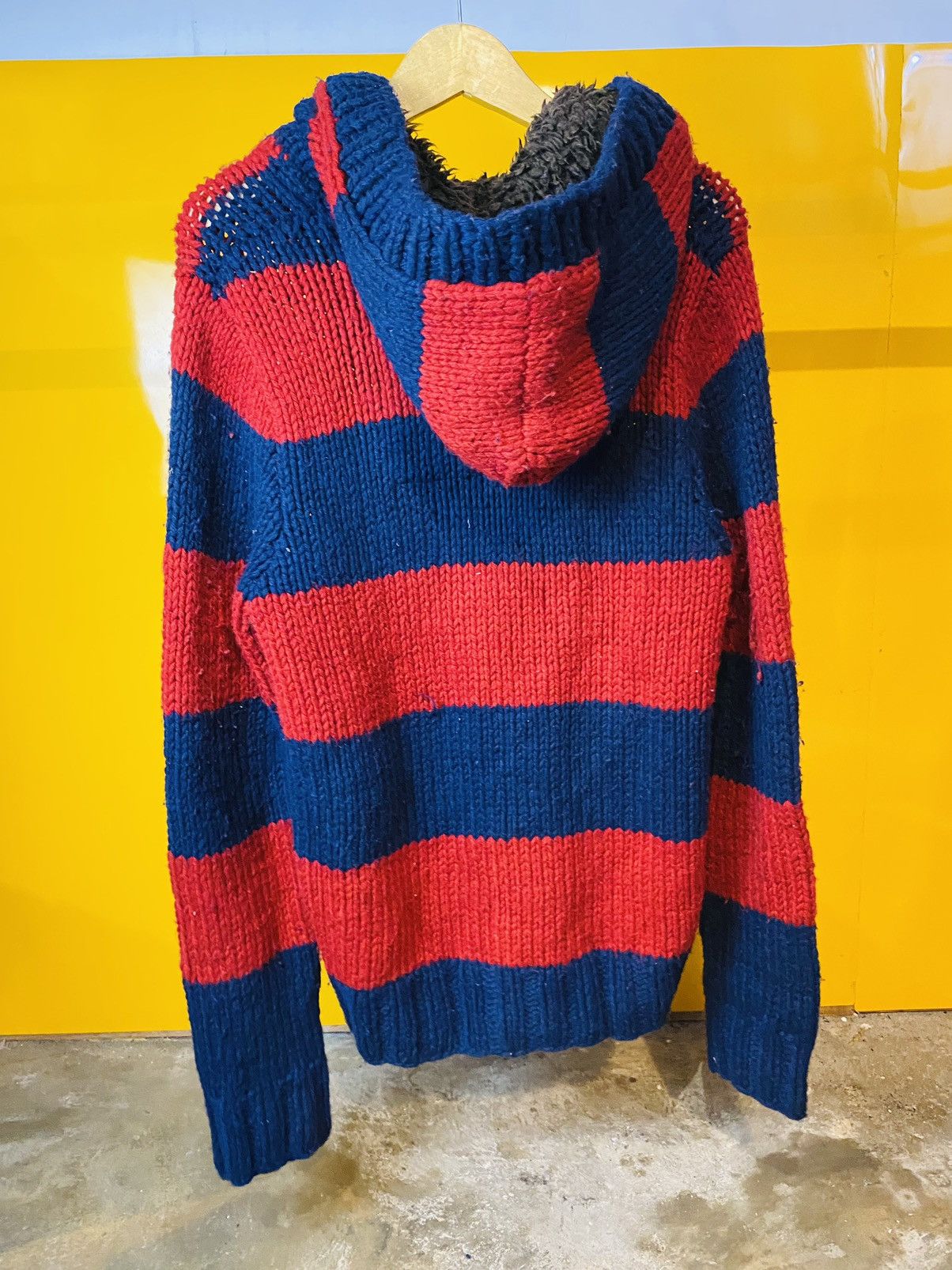 Beauty Beast × If Six Was Nine × Japanese Brand knitwear stripe red blue kurt style abercrom Size US L / EU 52-54 / 3 - 6 Thumbnail