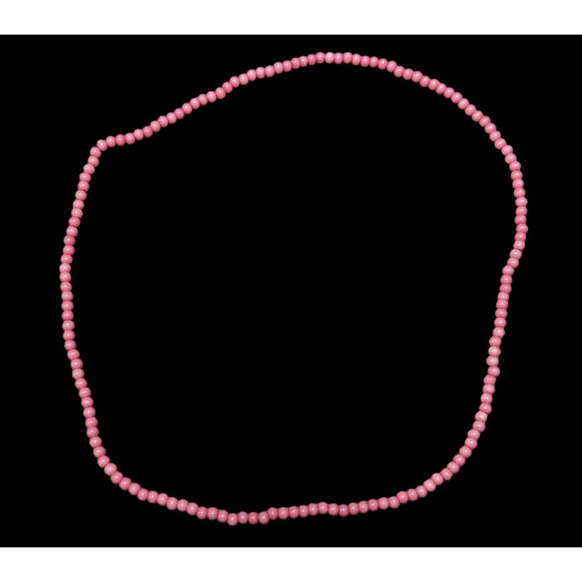 Other Simple Pink Seed Bead Casual Stretchy Necklace Size ONE SIZE - 2 Thumbnail