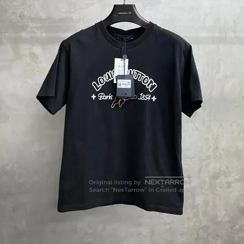 Louis Vuitton Black Cotton Men's T.