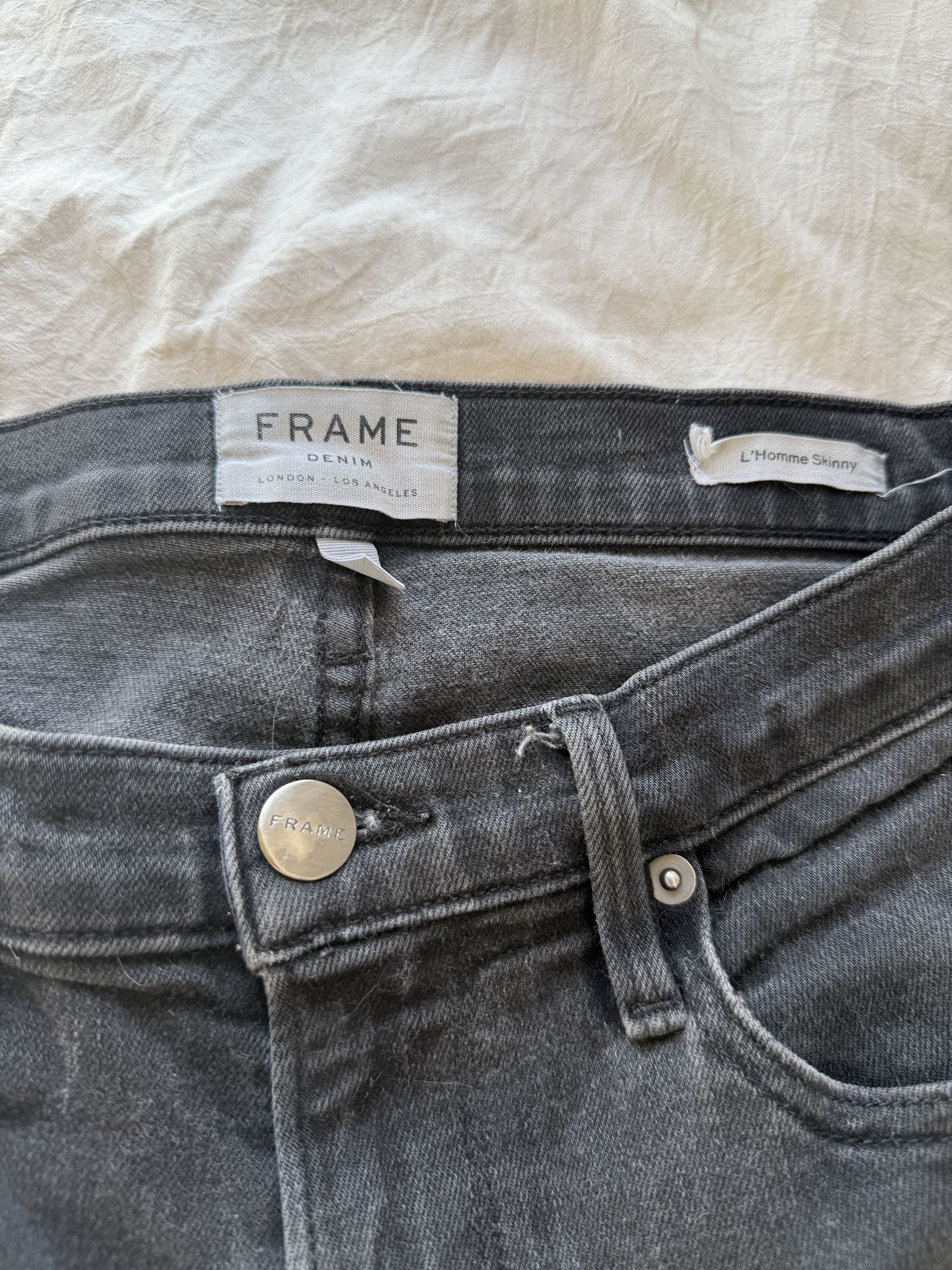 Frame L'Homme Skinny Jean Size US 29 - 2 Thumbnail