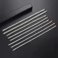 Other Luxury Crystal Bracelet Streetwear Jewelry Size ONE SIZE - 3 Thumbnail