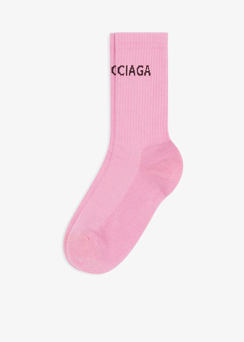 Balenciaga o1s1rm0725 Size: M / Socks in Pink Size ONE SIZE - 3 Thumbnail