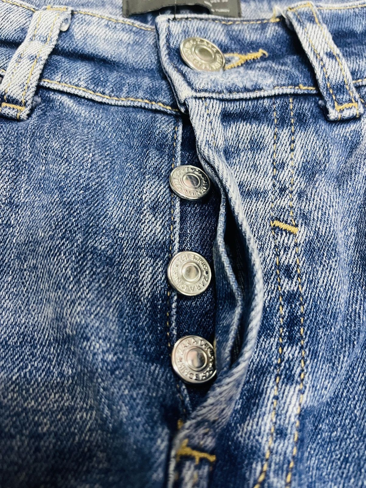 Zara Distressed Zara Man Jeans (11) Size US 28 / EU 44 - 6 Thumbnail