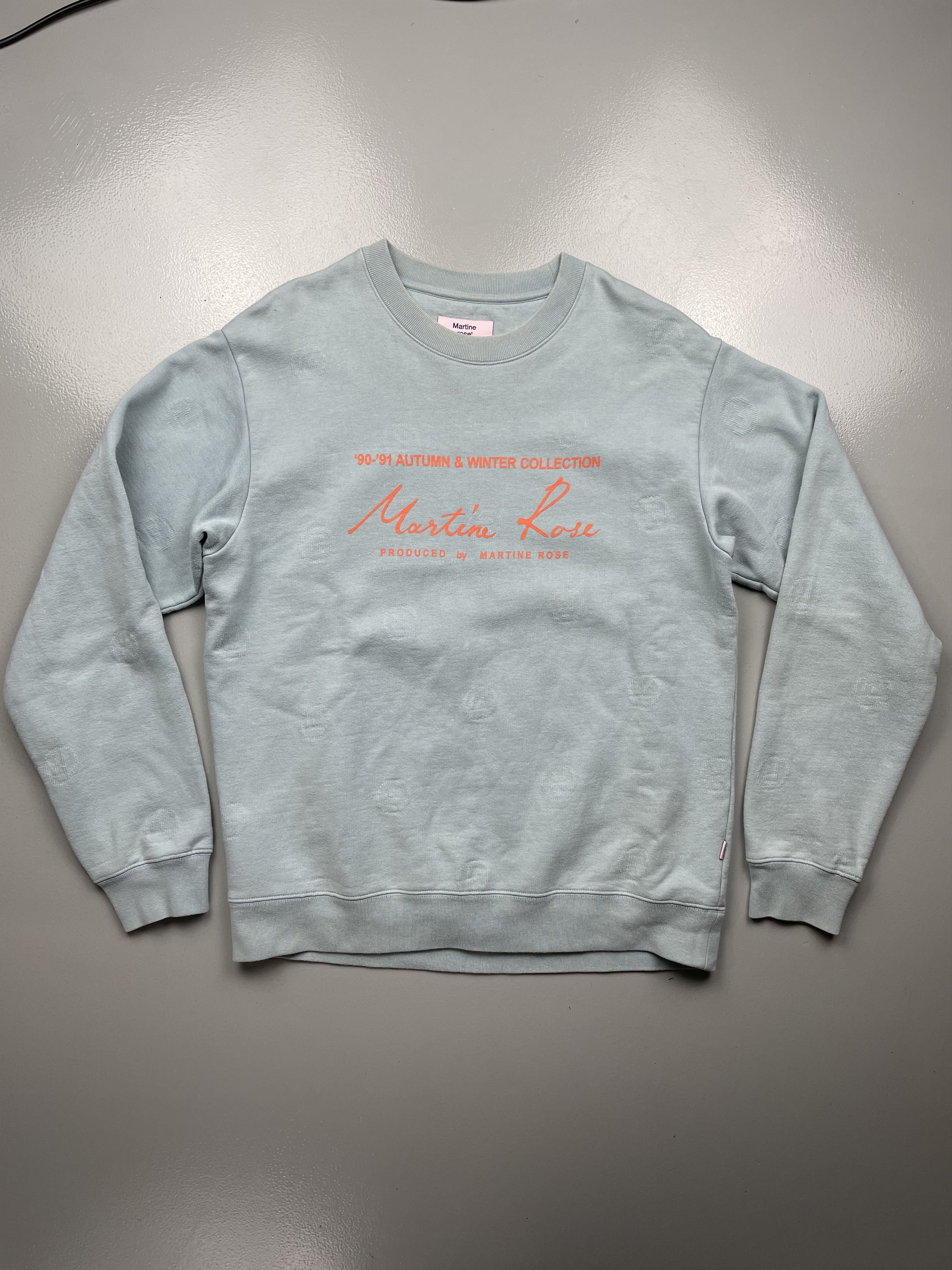 Martine Rose Martine Rose logo crewneck - size S Size US S / EU 44-46 / 1 - 2 Thumbnail
