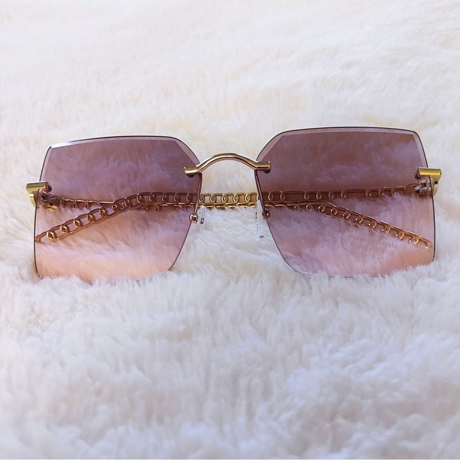 Other Skyla Light Purple Square Oversized Sunglasses Size ONE SIZE - 2 Thumbnail