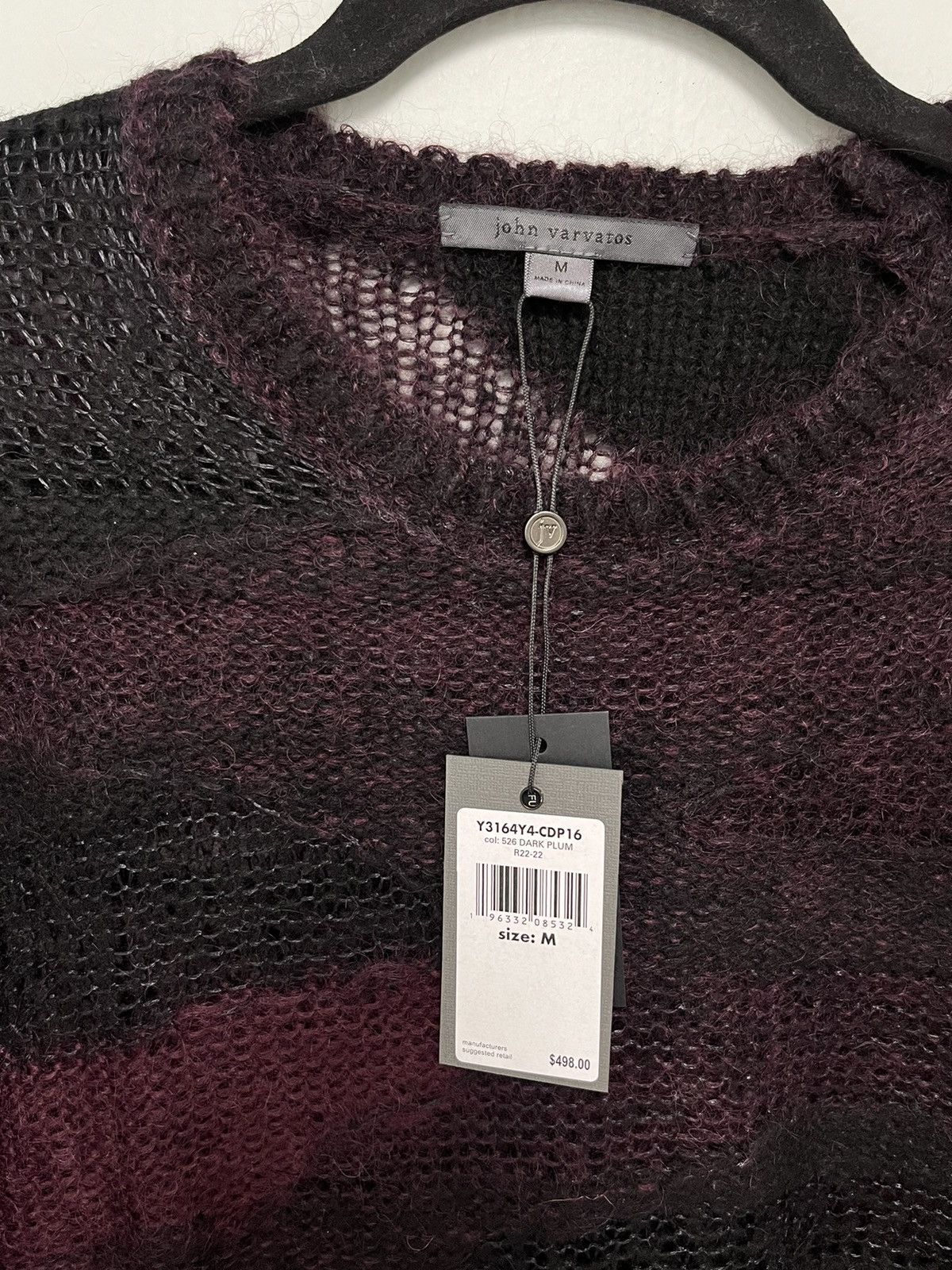 John Varvatos Wool blend stripe sweater. Medium Size US M / EU 48-50 / 2 - 11 Thumbnail