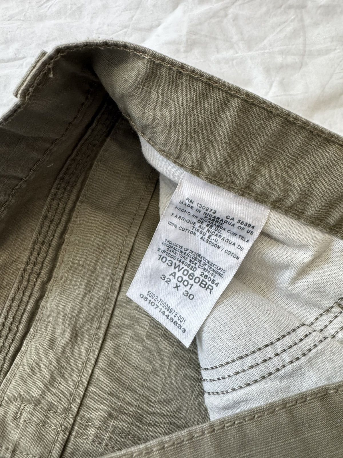 Wrangler Vintage Sage Green Carhartt Style Wrangler Riggs Work Pants Size US 32 / EU 48 - 4 Thumbnail