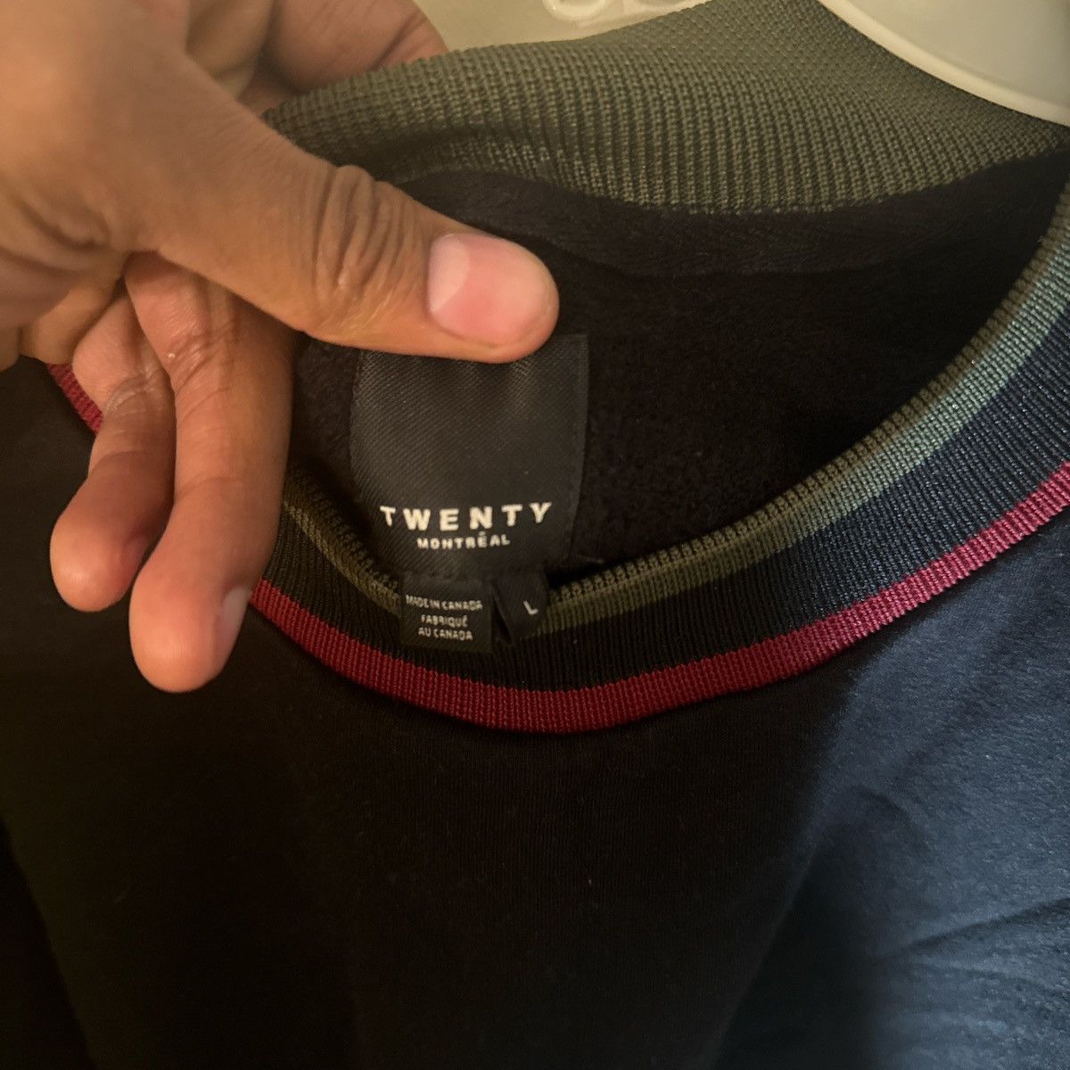 Other Twenty Montreal Black and red crewneck sweatshirt Size US L / EU 52-54 / 3 - 3 Thumbnail