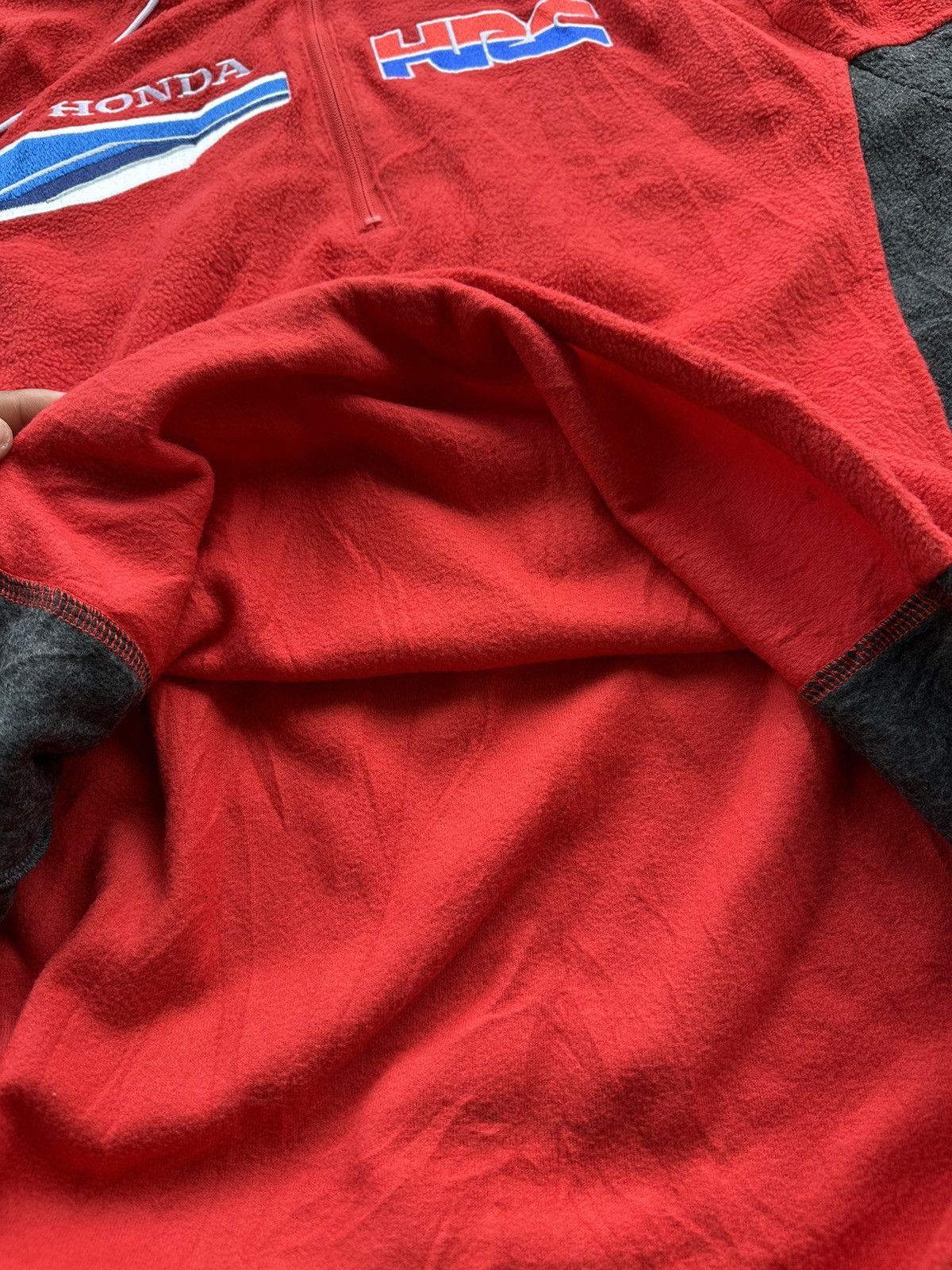 Honda × Japanese Brand Honda Hrc Fleece Half Zipper Size US M / EU 48-50 / 2 - 11 Thumbnail