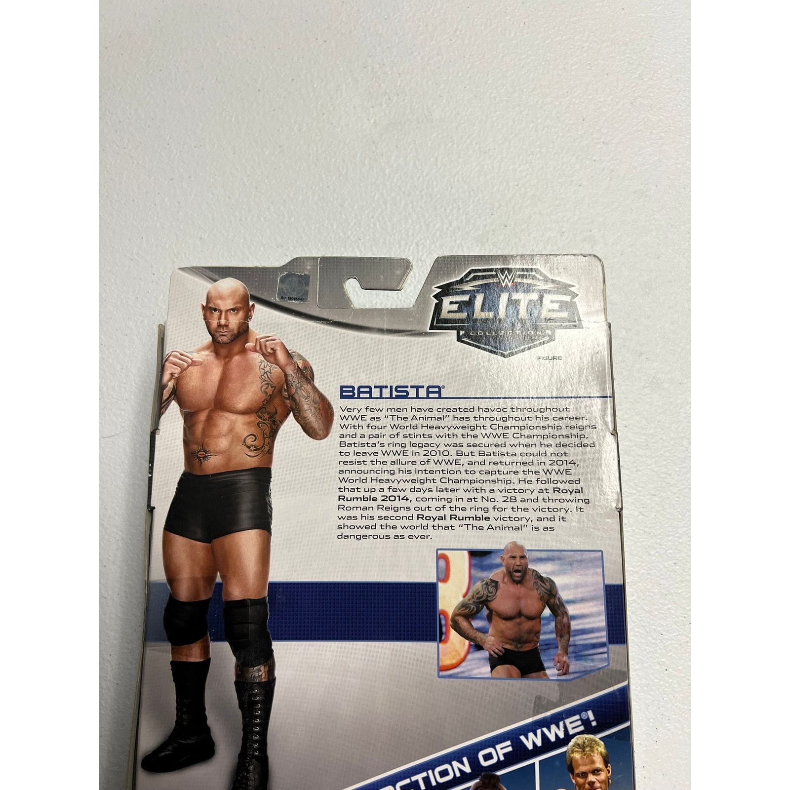 WWE WWE Wrestling Elite Batista Tattoo Action Figure Toy NIB NEW Size ONE SIZE - 8 Thumbnail