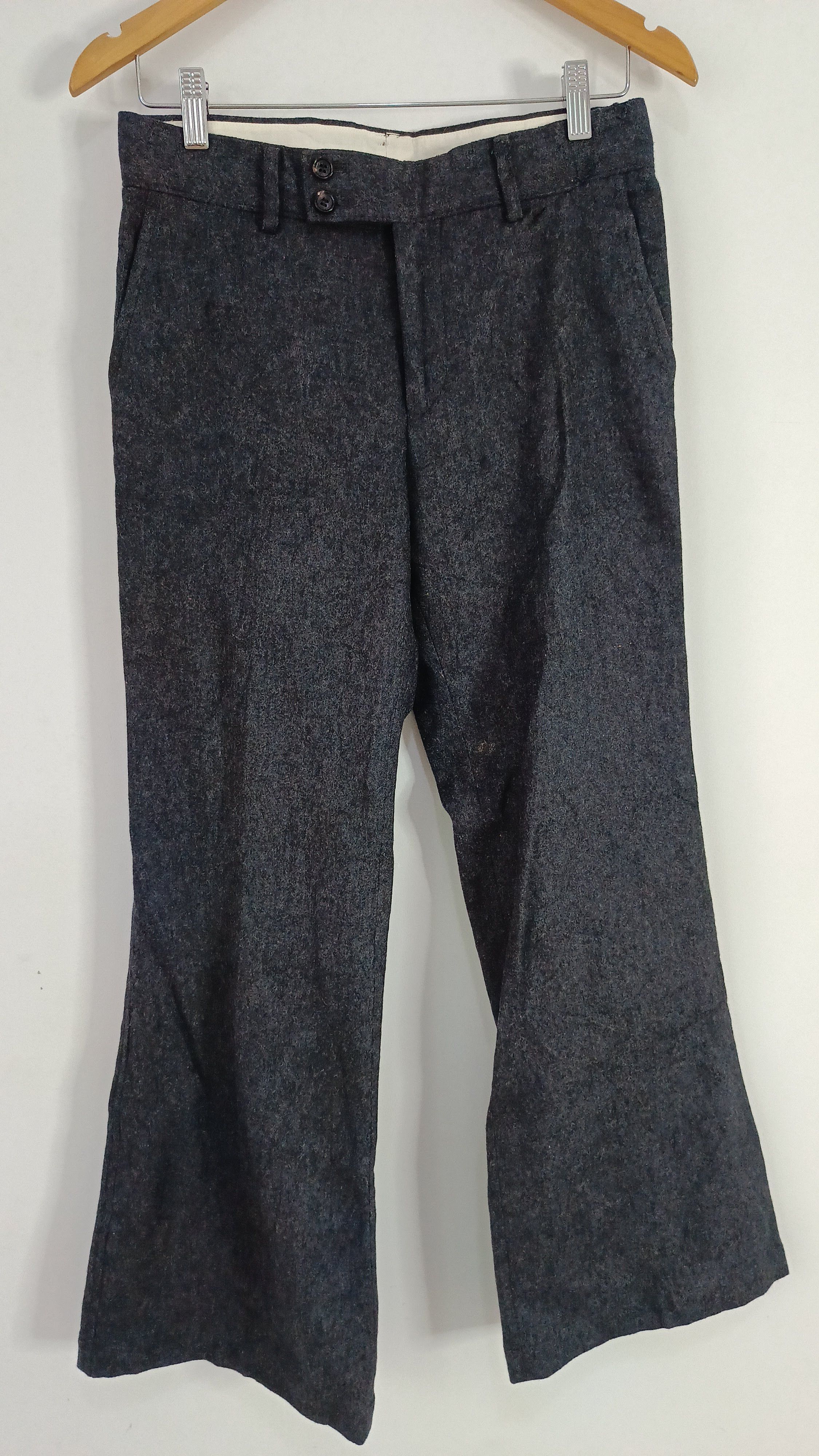 Comme des Garcons × Tricot Comme des Garcons Comme des garcons tricot 2000s Japan wool gray black pants Size 30" / US 8 / IT 44 - 2 Thumbnail