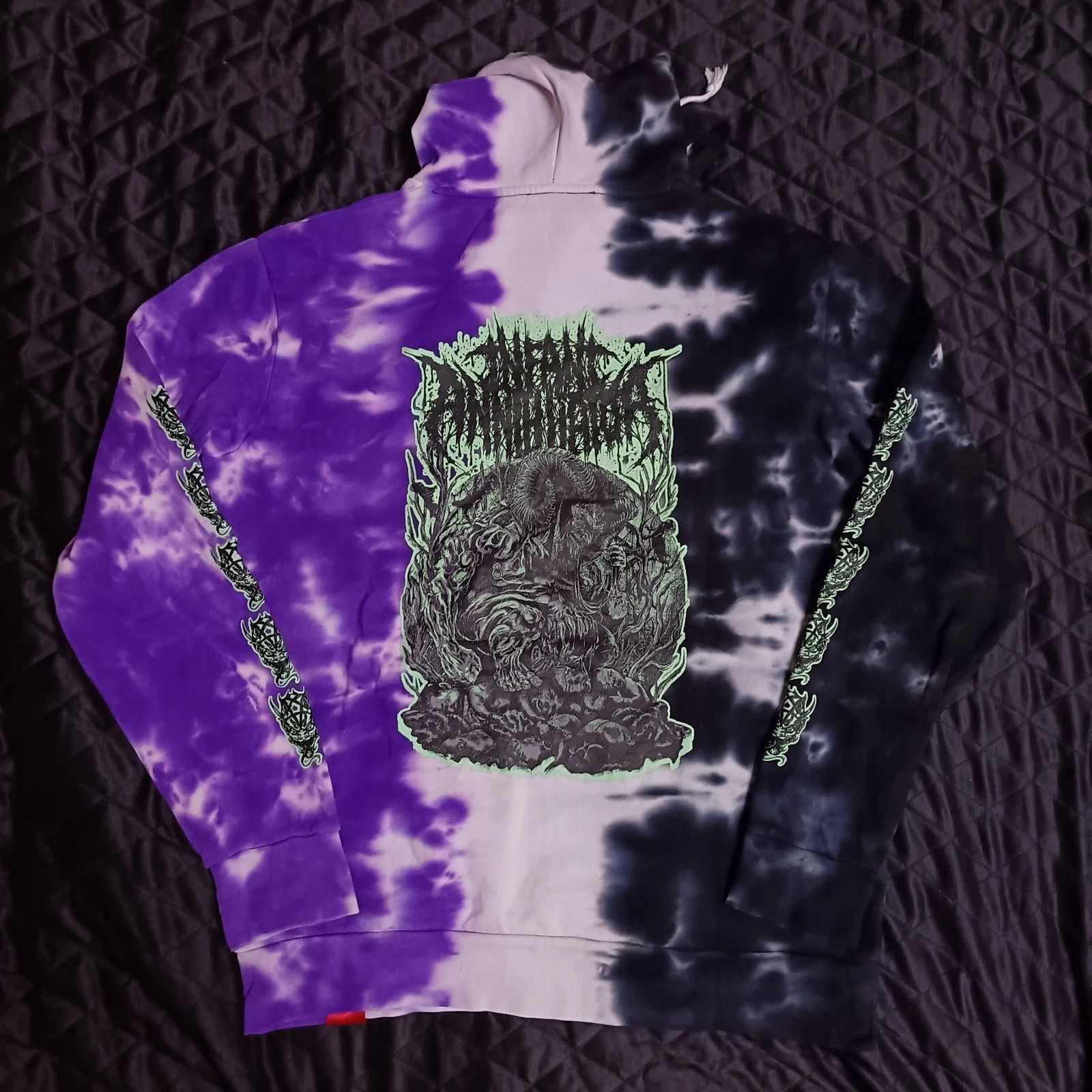 Other Shibori Threads Infant Annihilator Deathcore Band Hoodie Size US L / EU 52-54 / 3 - 7 Thumbnail