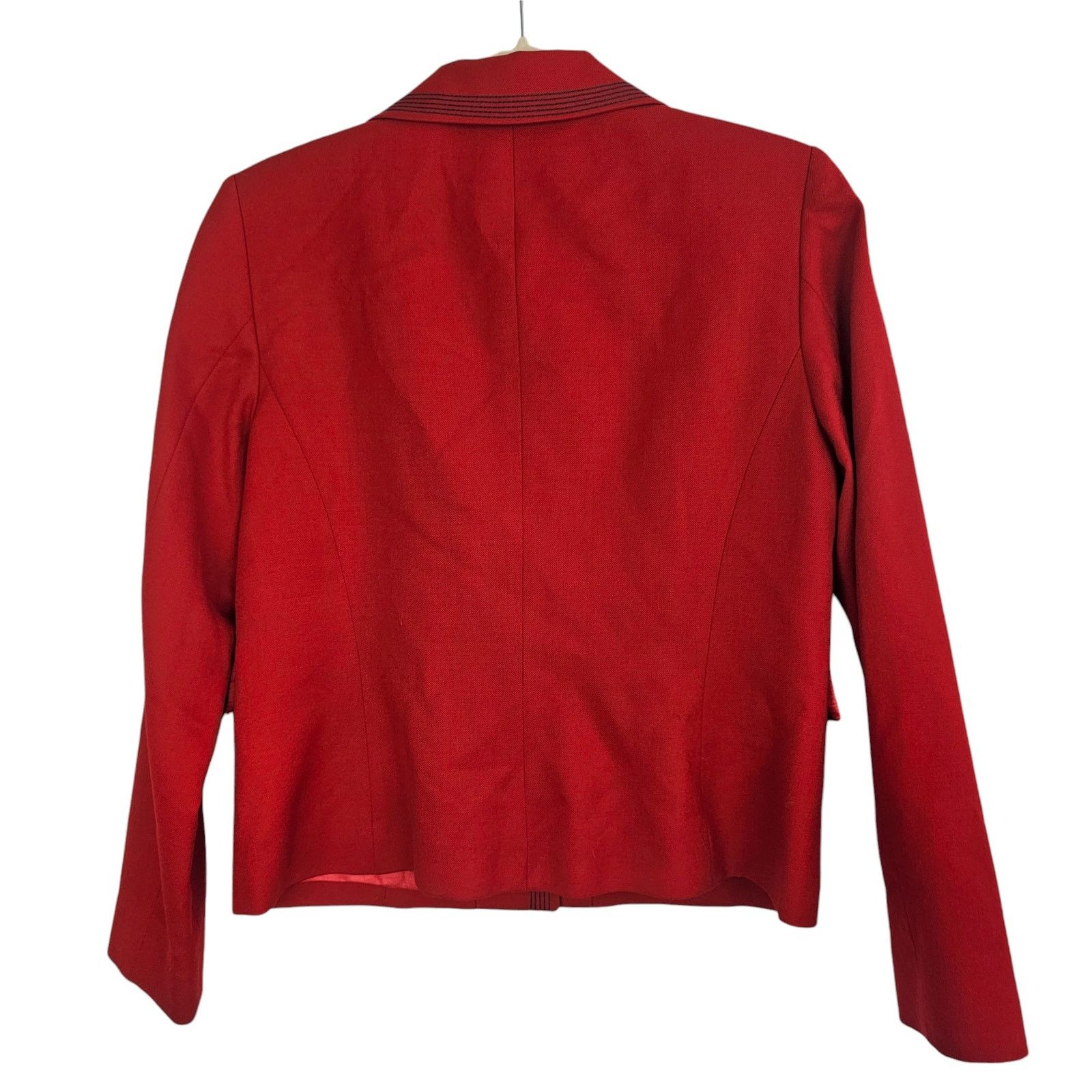 Pendleton Vintage Pendleton Womens Wool Blazer Holiday Preppy Academia Size M / US 6-8 / IT 42-44 - 8 Thumbnail